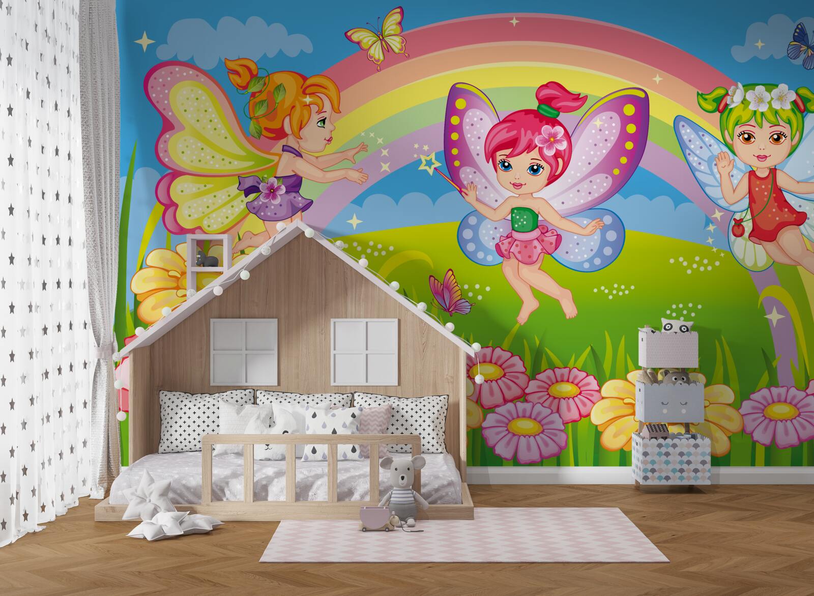 Fototapeta vílí priatelia na čistinke