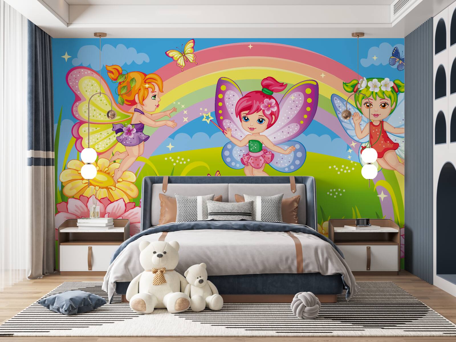 Fototapeta vílí priatelia na čistinke