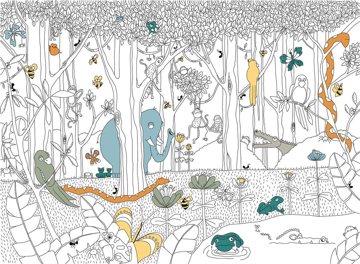 Fototapeta lesné zvieratká pre deti