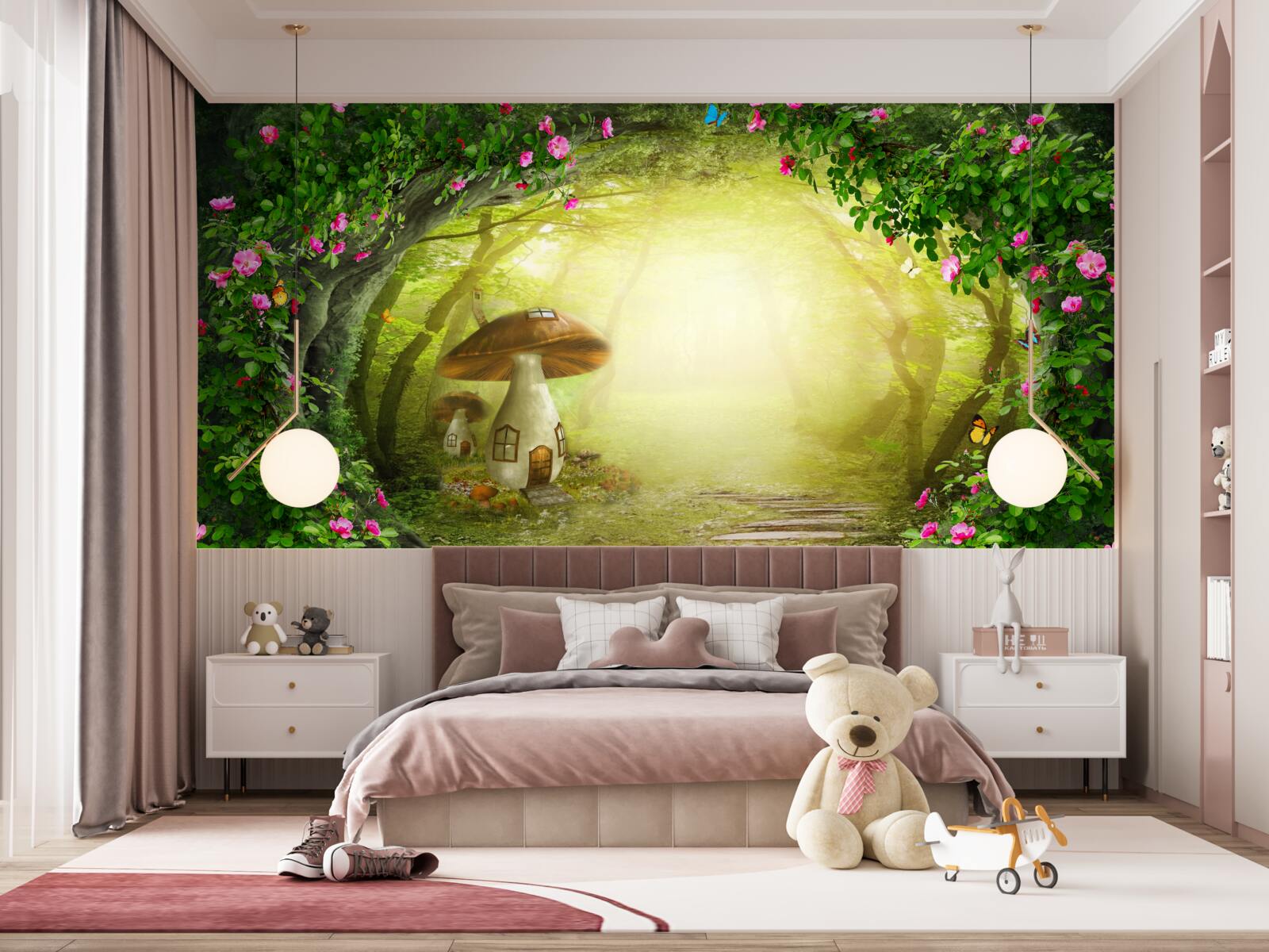 Fototapeta hubový dom za úsvitu v lese