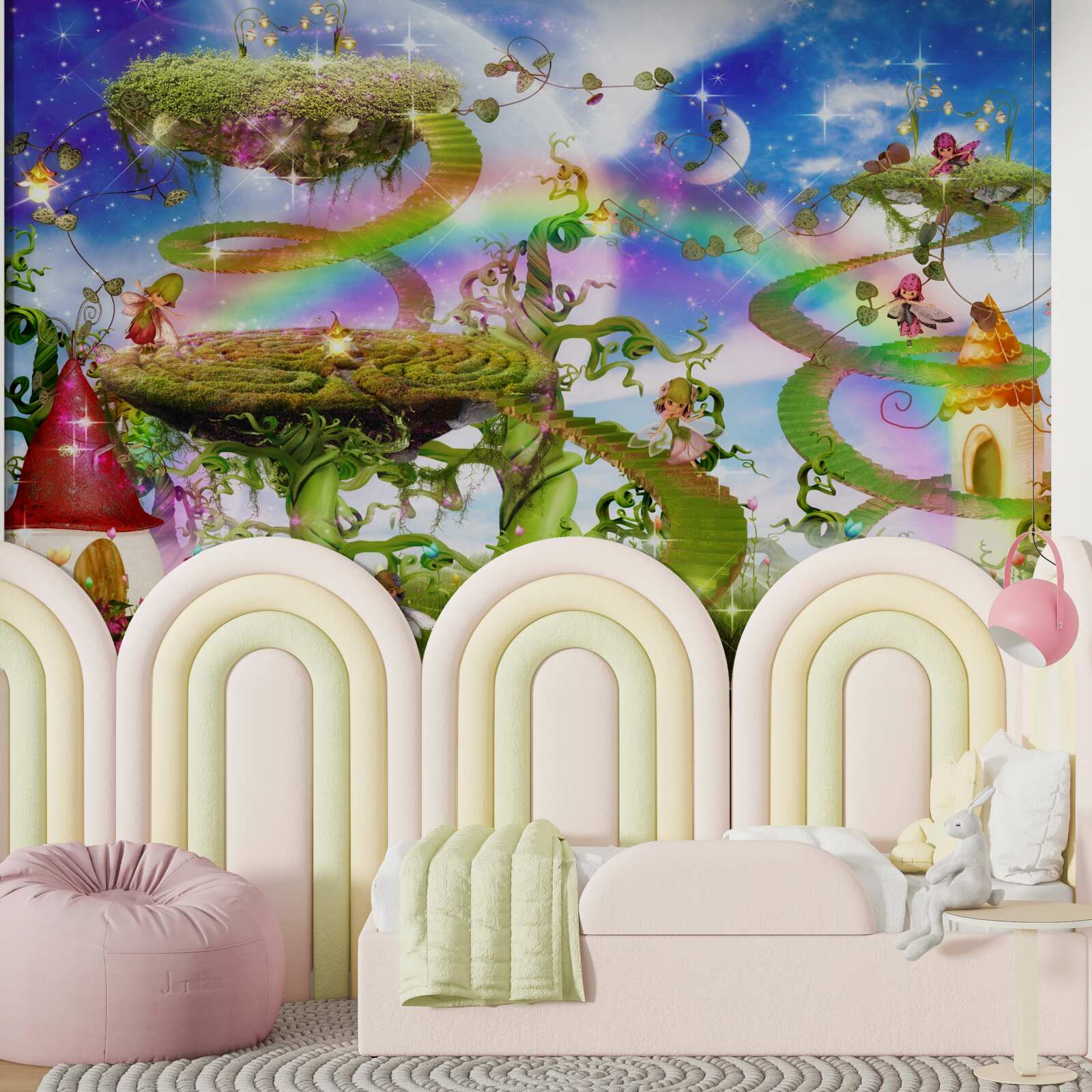 Fototapeta mesto snov medzi oblakmi