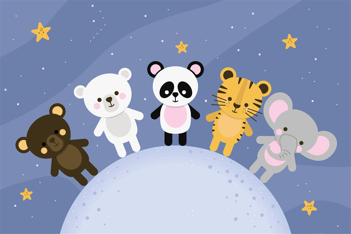 Fototapeta zvieratá žijúce vo vzájomnej harmónii