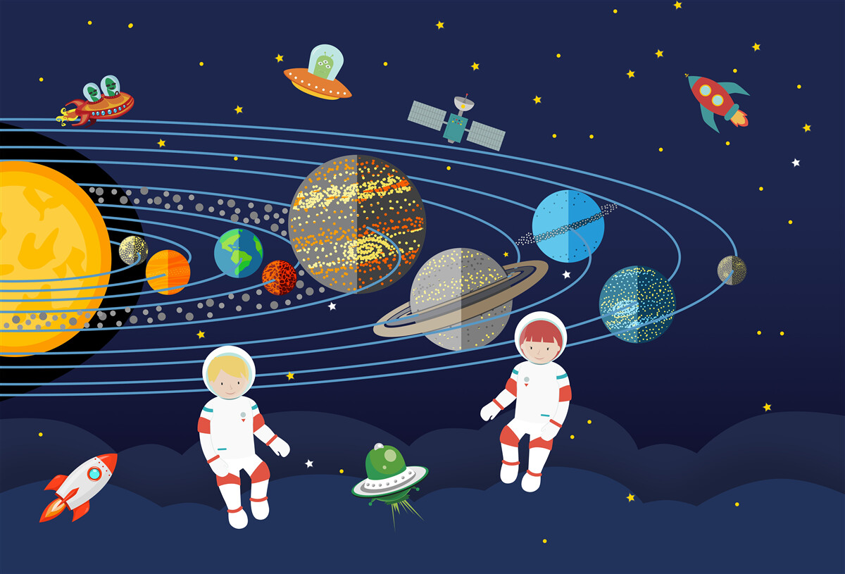 Fototapeta ľudstvo a ostatní obyvatelia vesmíru