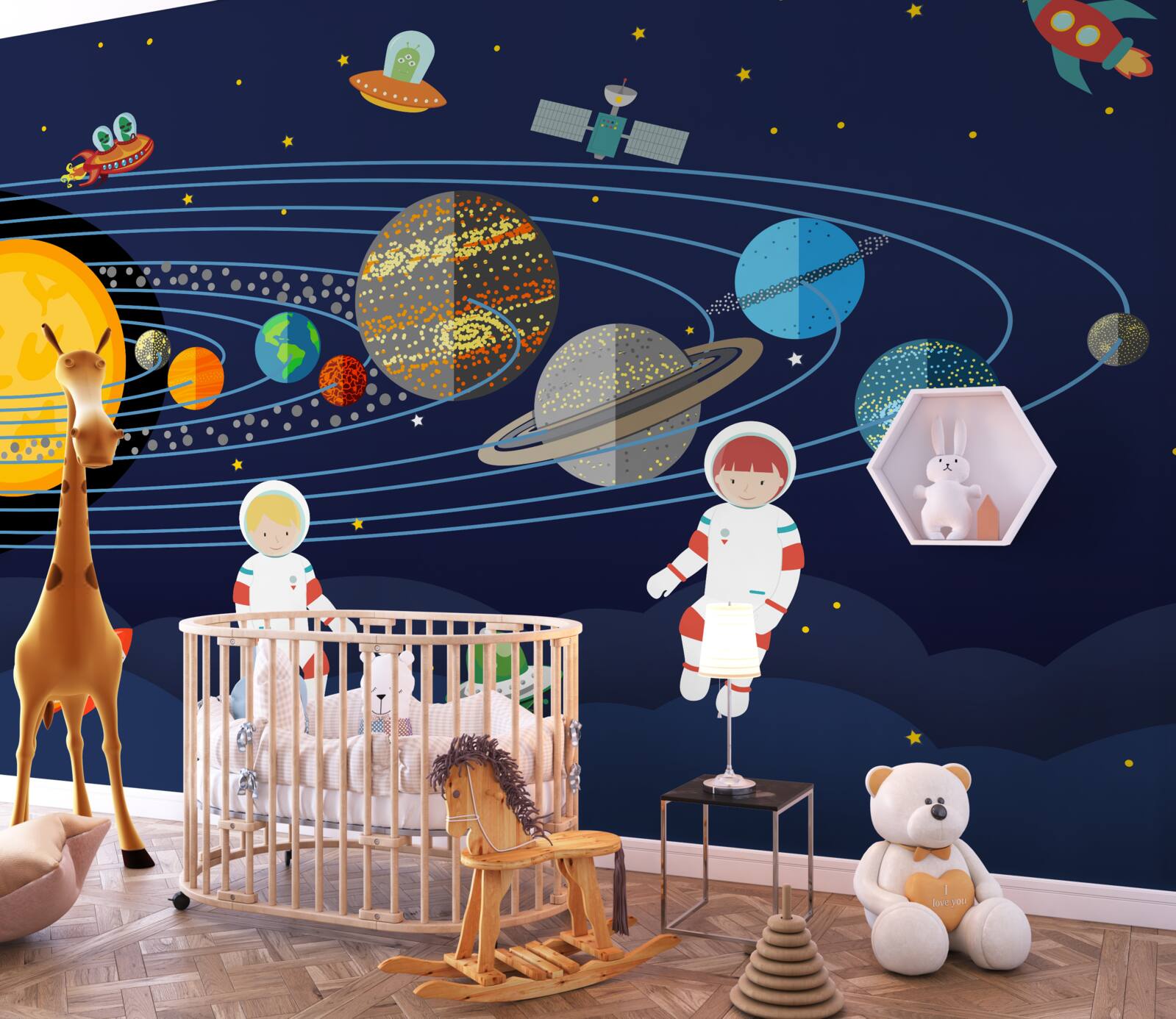 Fototapeta ľudstvo a ostatní obyvatelia vesmíru