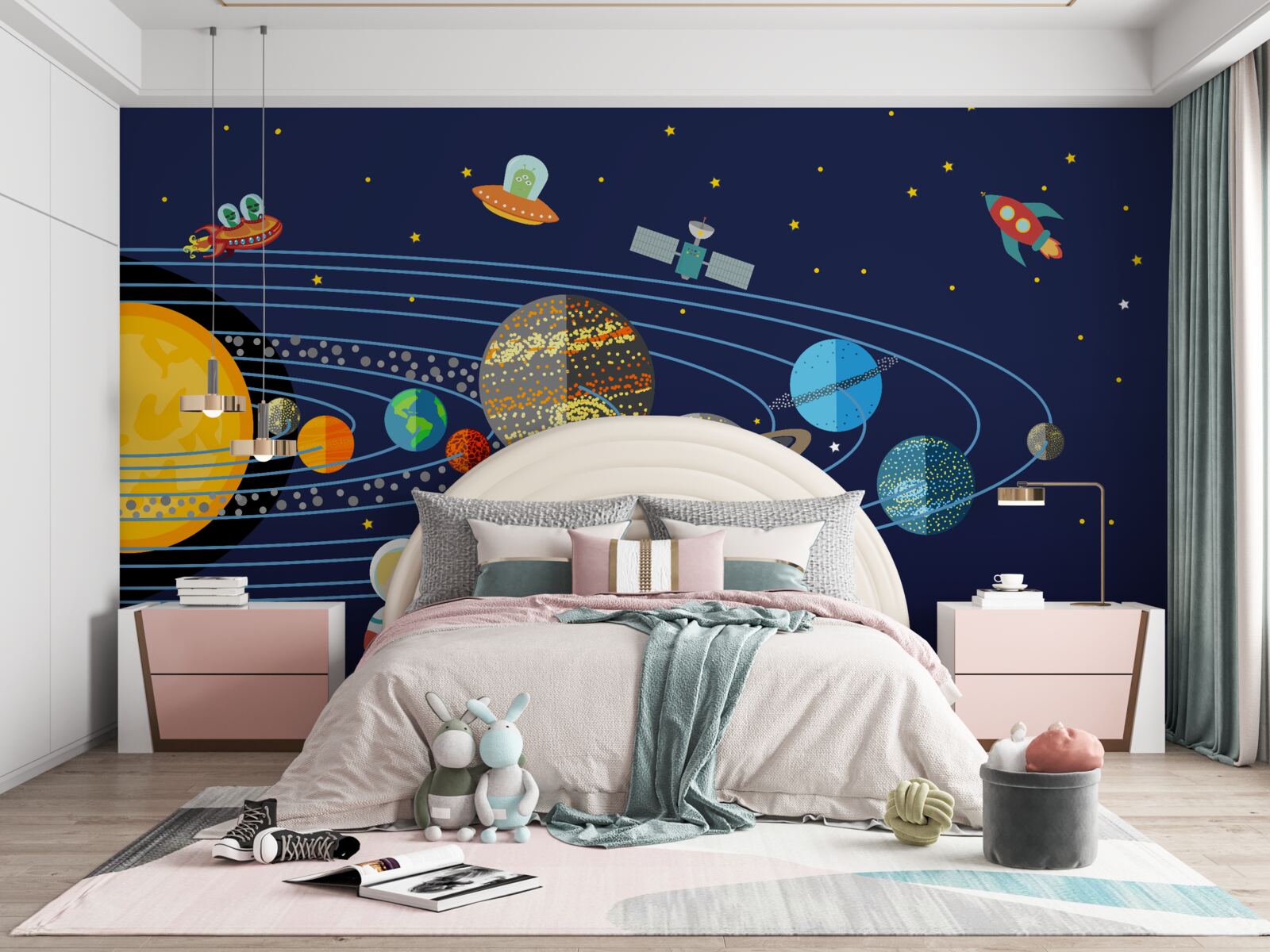 Fototapeta ľudstvo a ostatní obyvatelia vesmíru