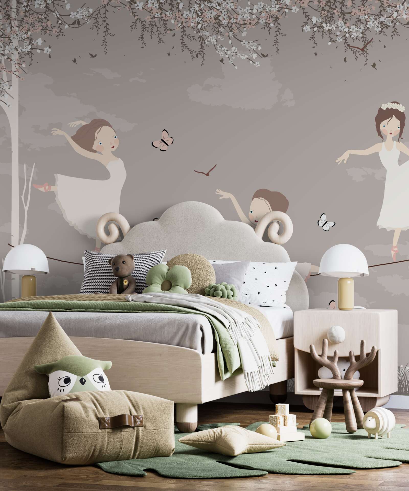 Fototapeta akrobatické dievčatá na lane