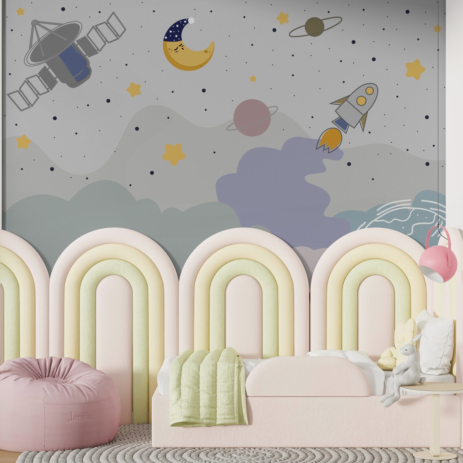 Fototapeta nebeských telies nad našou planétou