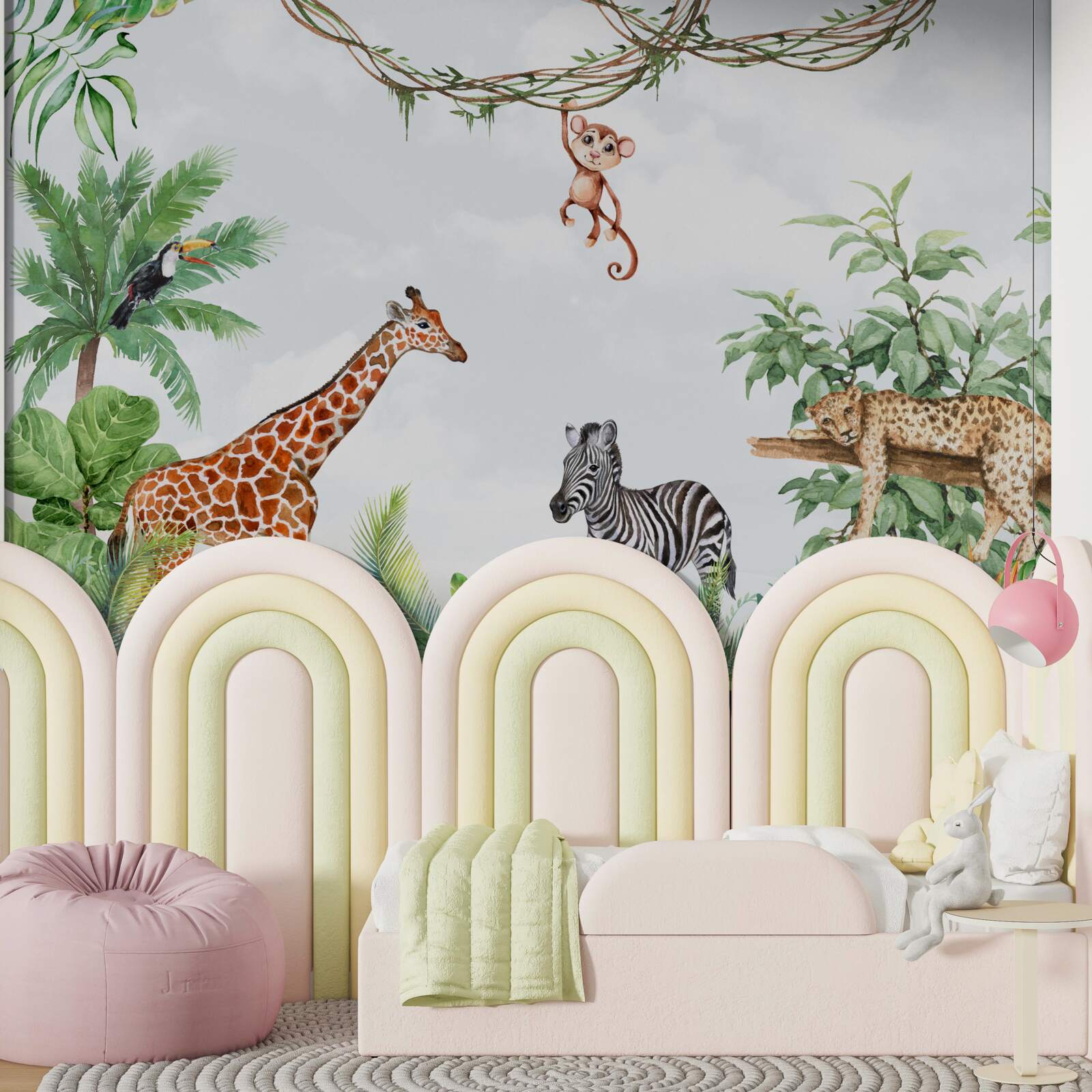 Fototapeta zvieratá z tropických oblastí odpočívajú