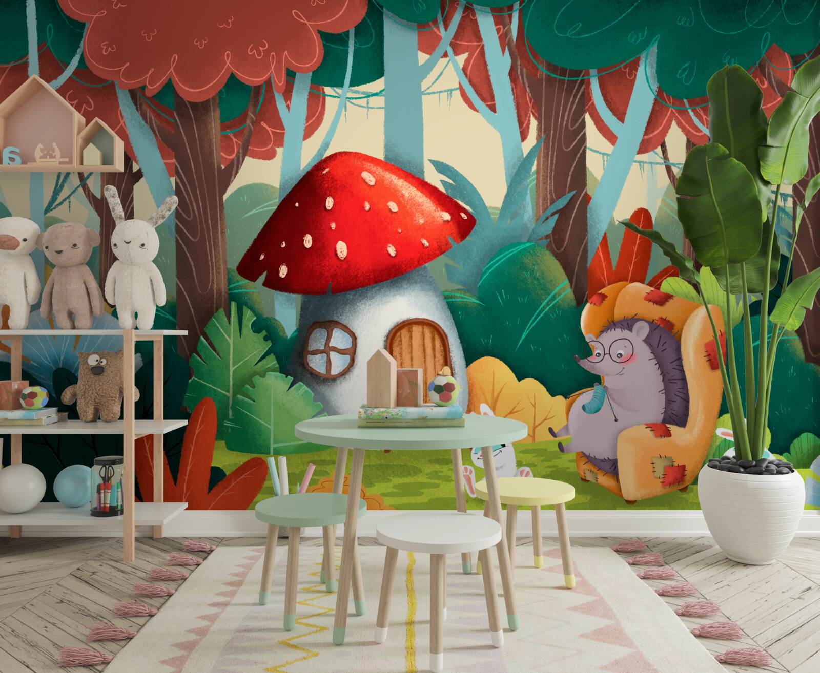 Fototapeta Babičkin domček pre ježka