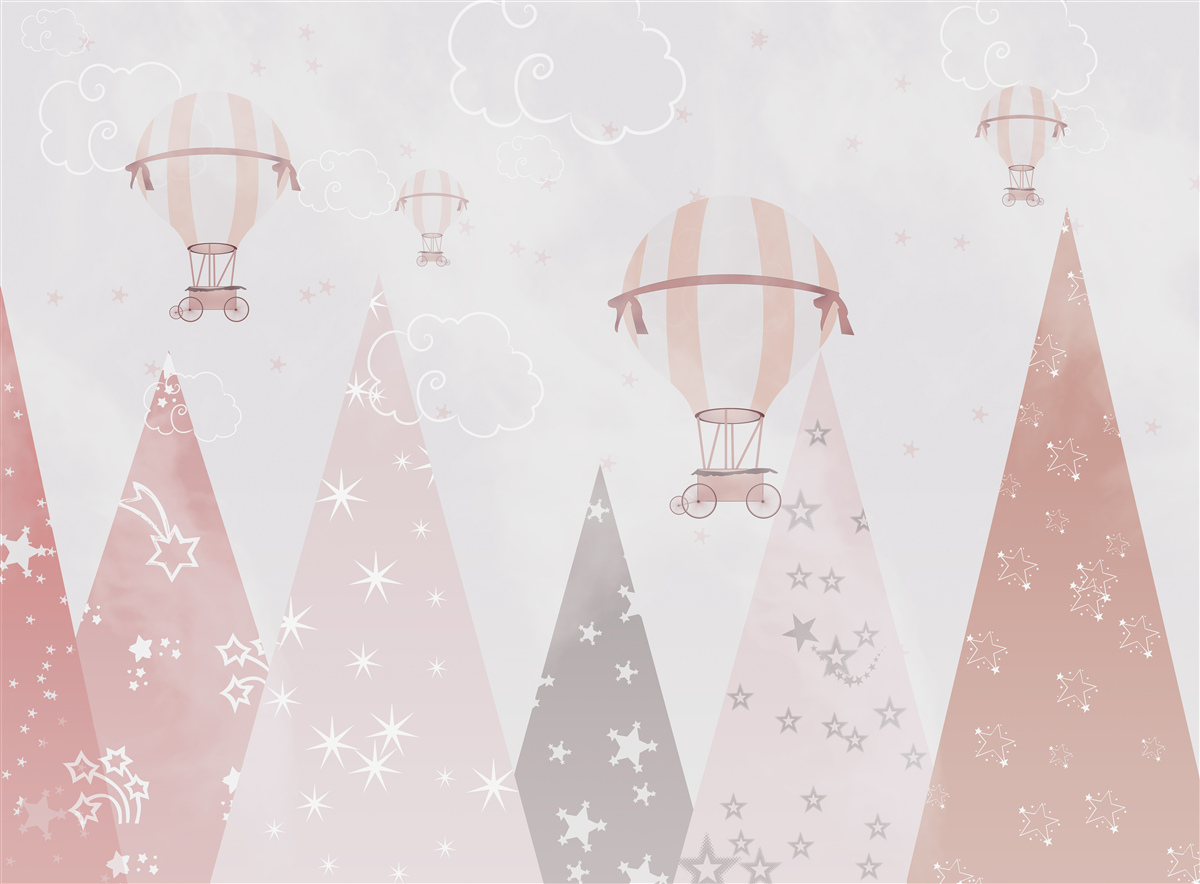 Fototapeta gule na oblohe sprchujú les žiariacimi hviezdami