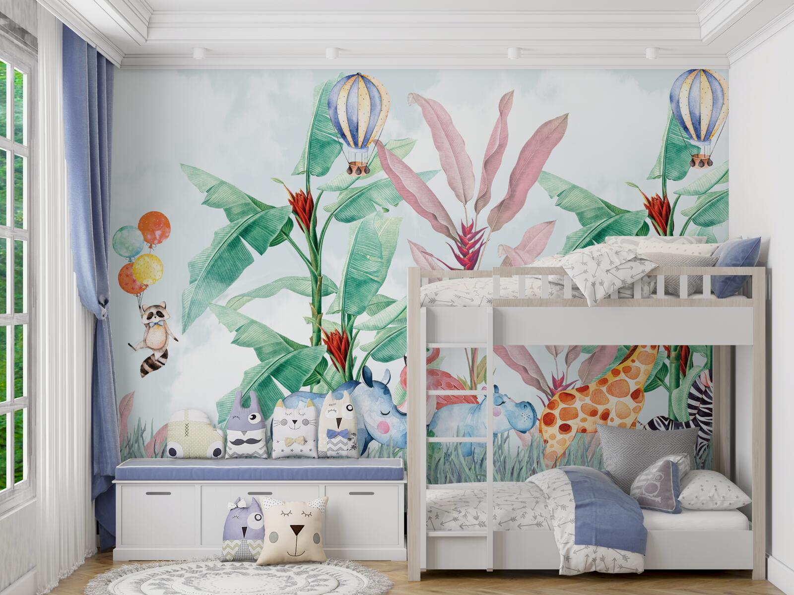 Fototapeta obyvatelia trópov odpočívajú v lese