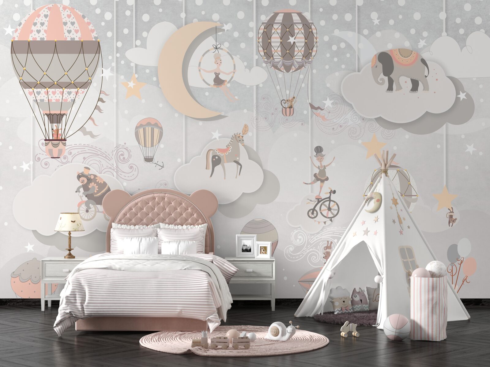 Fototapeta v noci všetky zvieratá idú spať