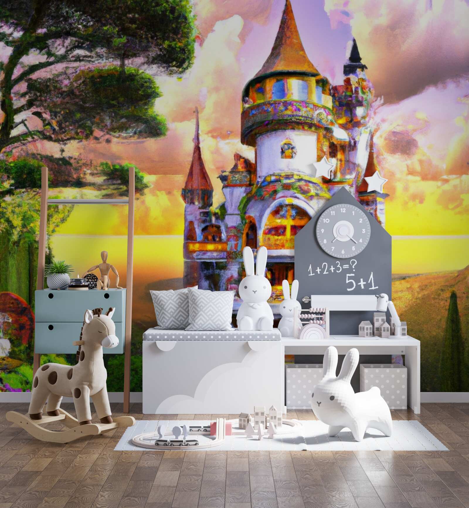 Fototapeta Rapunzelova veža je veľmi vysoká