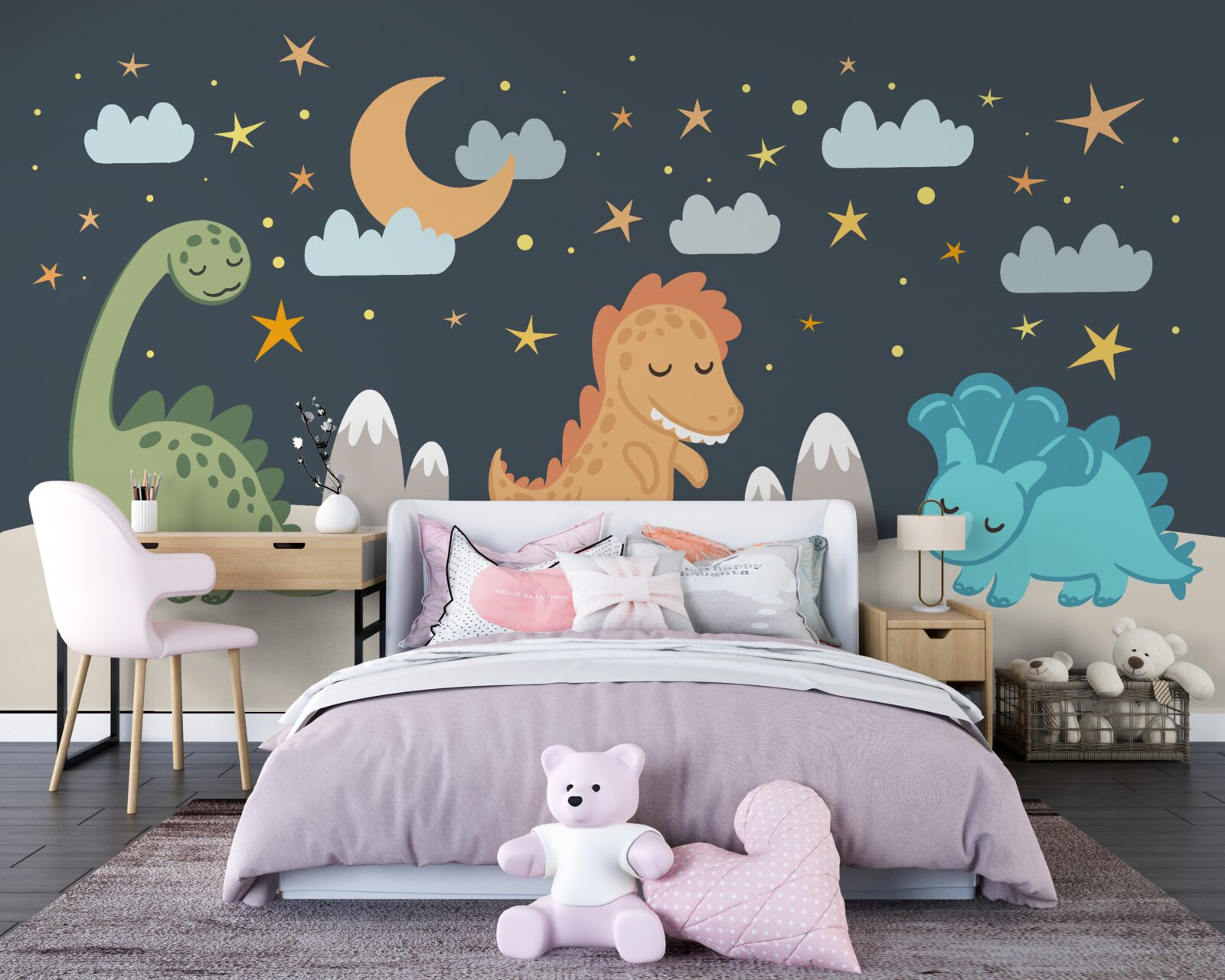 Fototapeta dinosaury idú spať