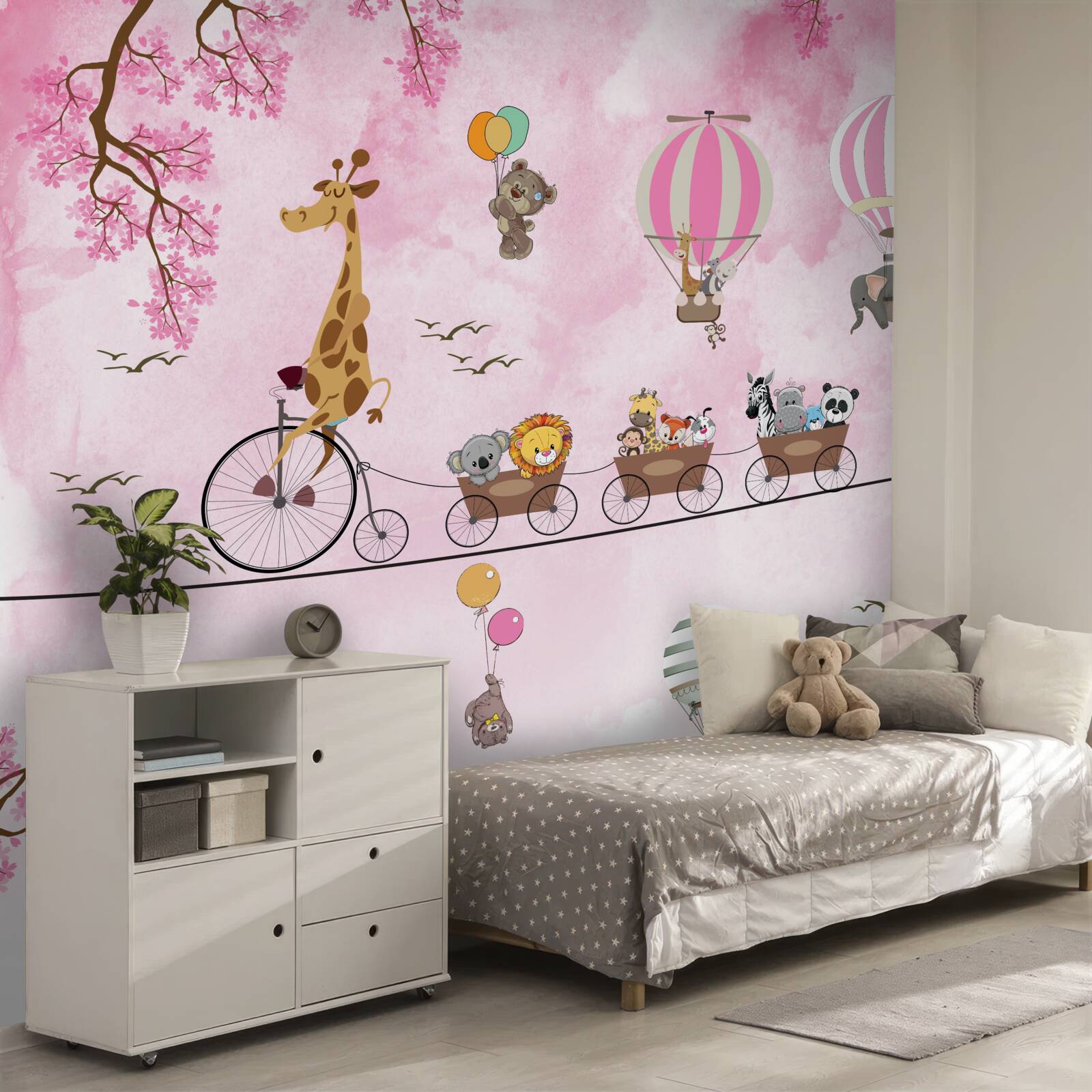 Fototapeta mladí piloti na vysokom drôte