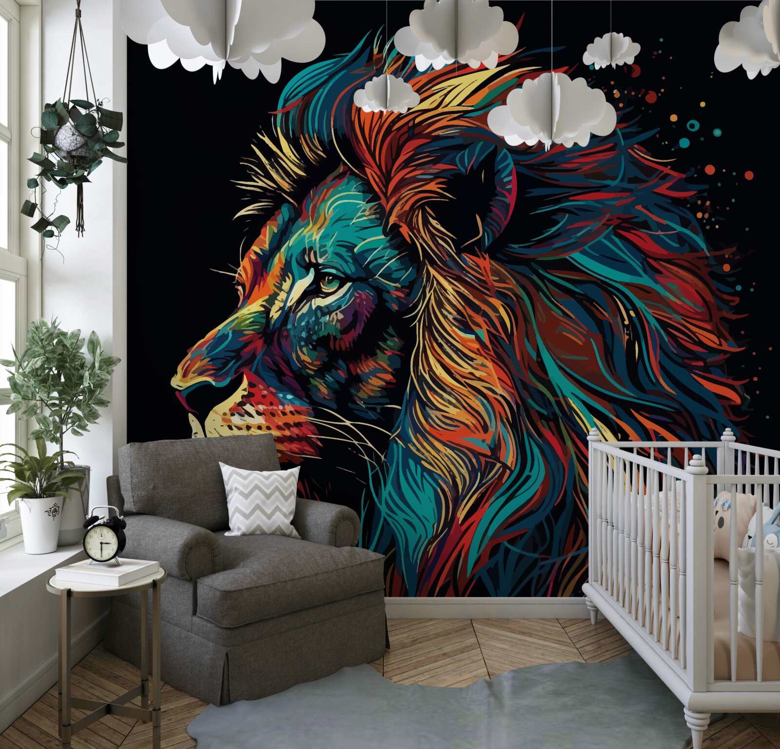 Fototapeta abstraktný obraz dospelého tigra