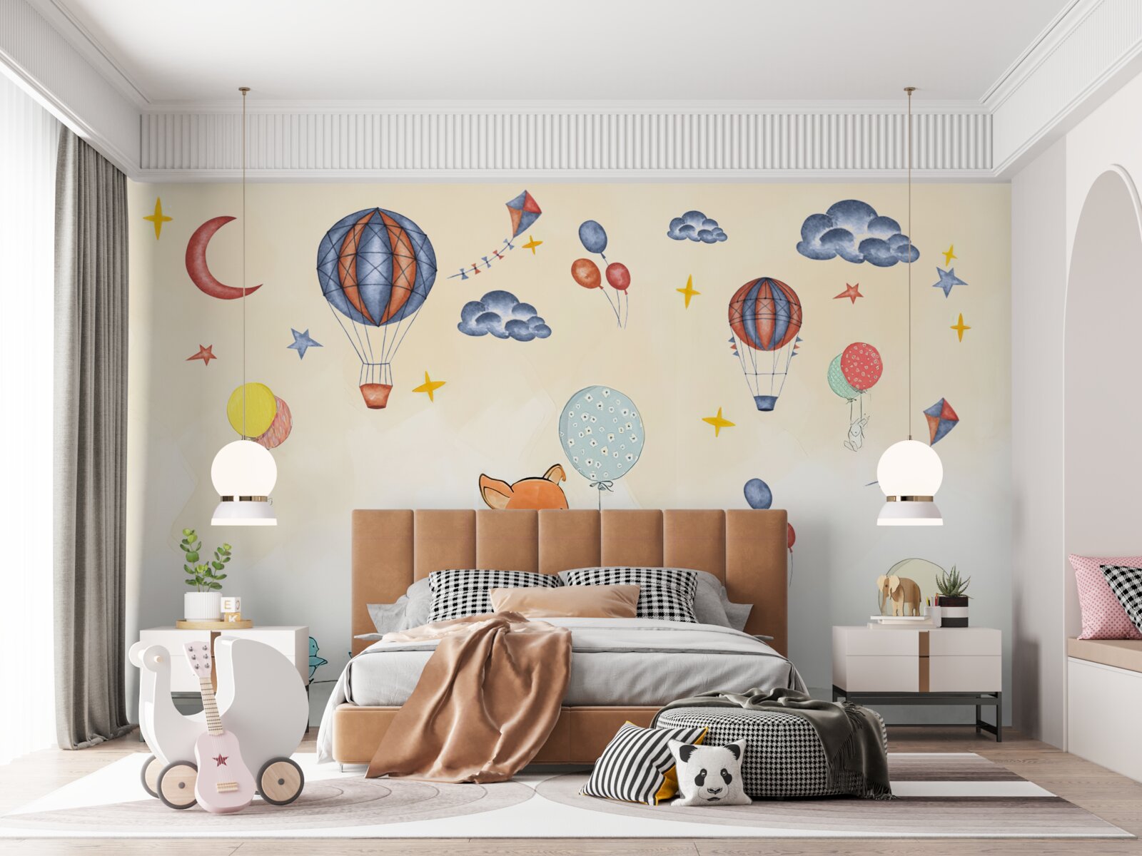 Fototapeta malá líška ide na párty