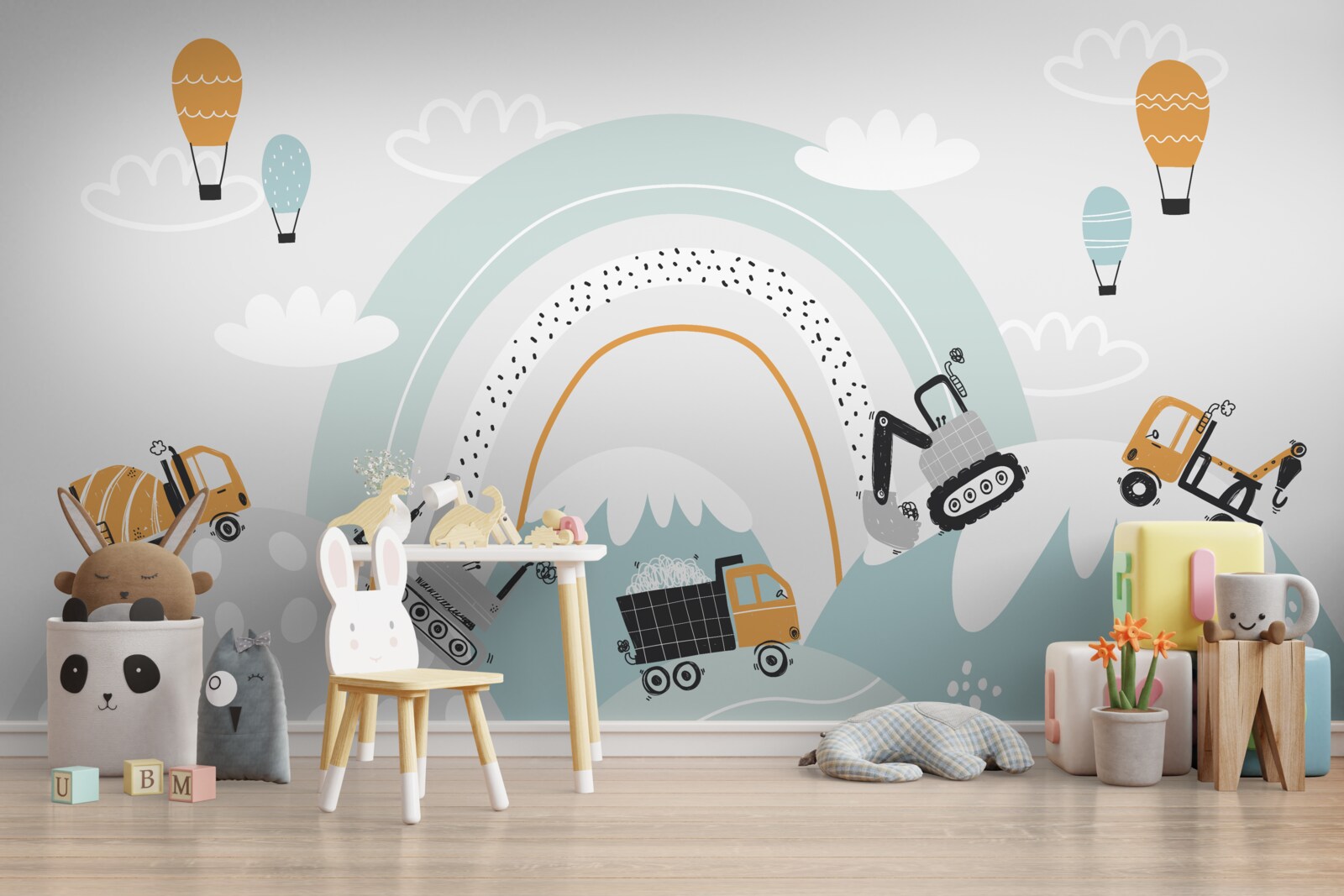 Fototapeta Autá sa pohybujú po čarovných kopcoch