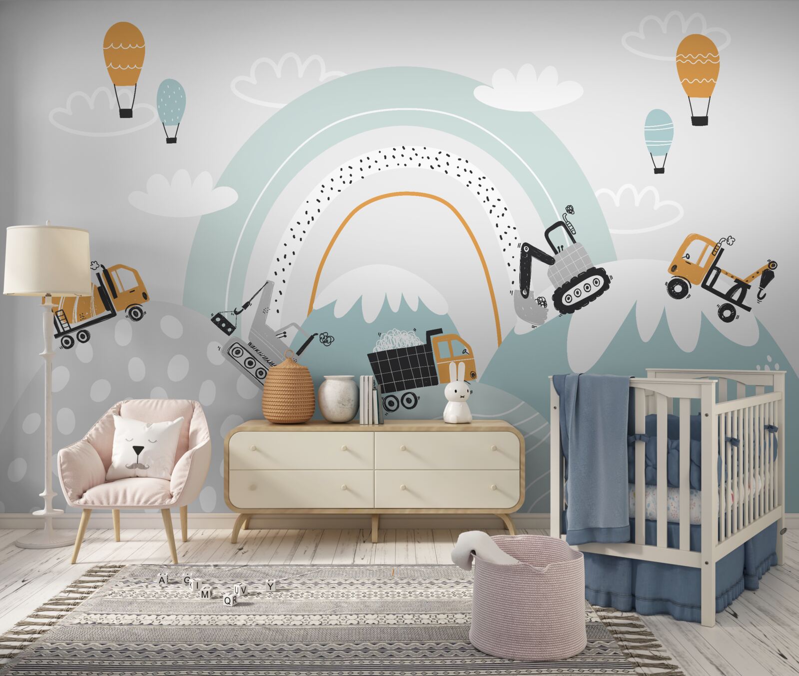 Fototapeta Autá sa pohybujú po čarovných kopcoch