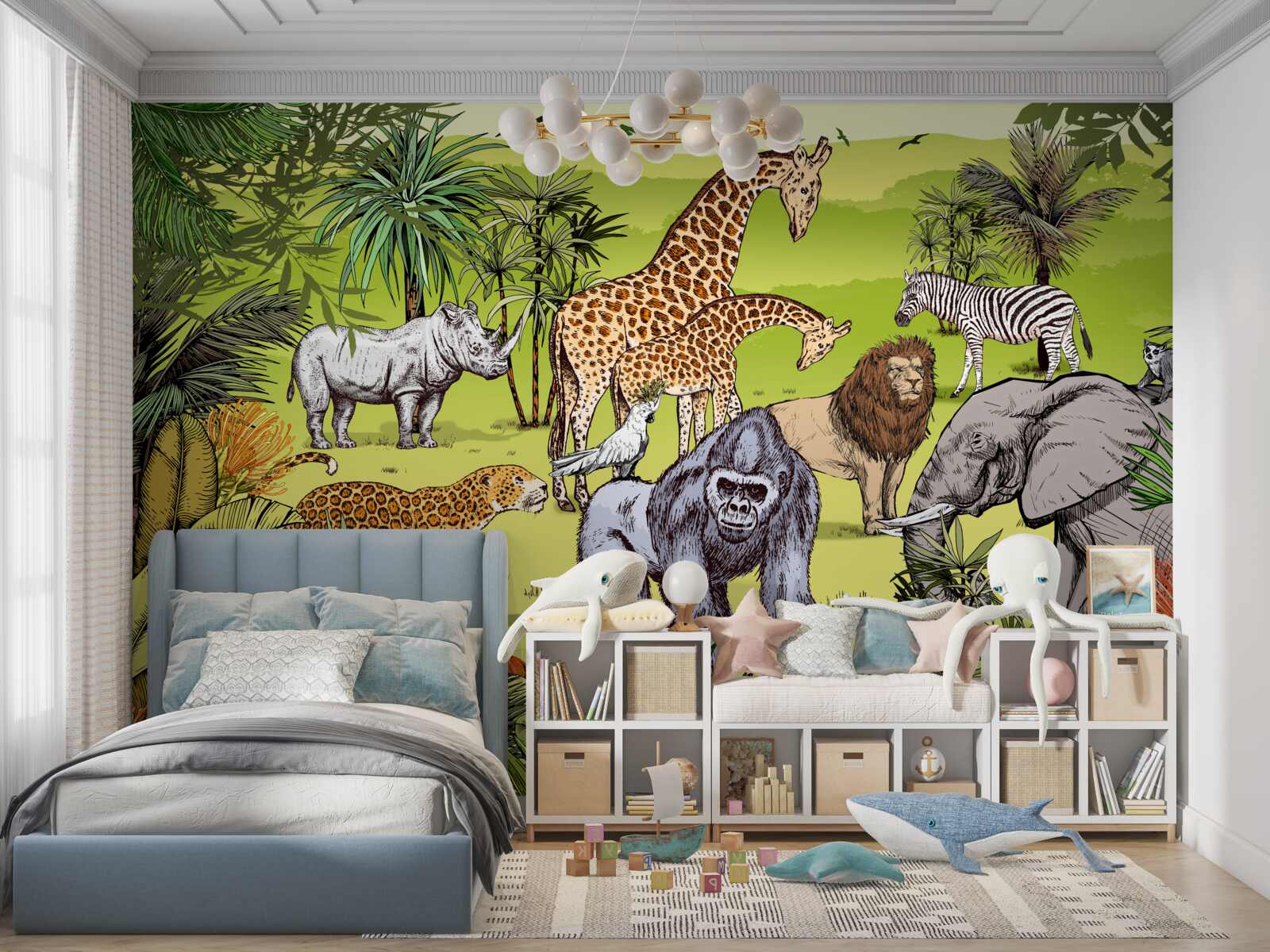 Fototapeta najmocnejšie stvorenia džungle