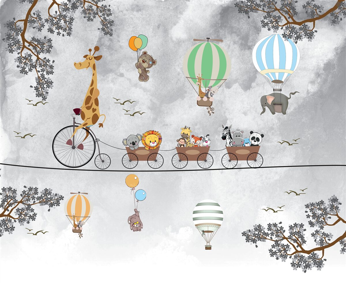 Fototapeta mladých gymnastiek v triede