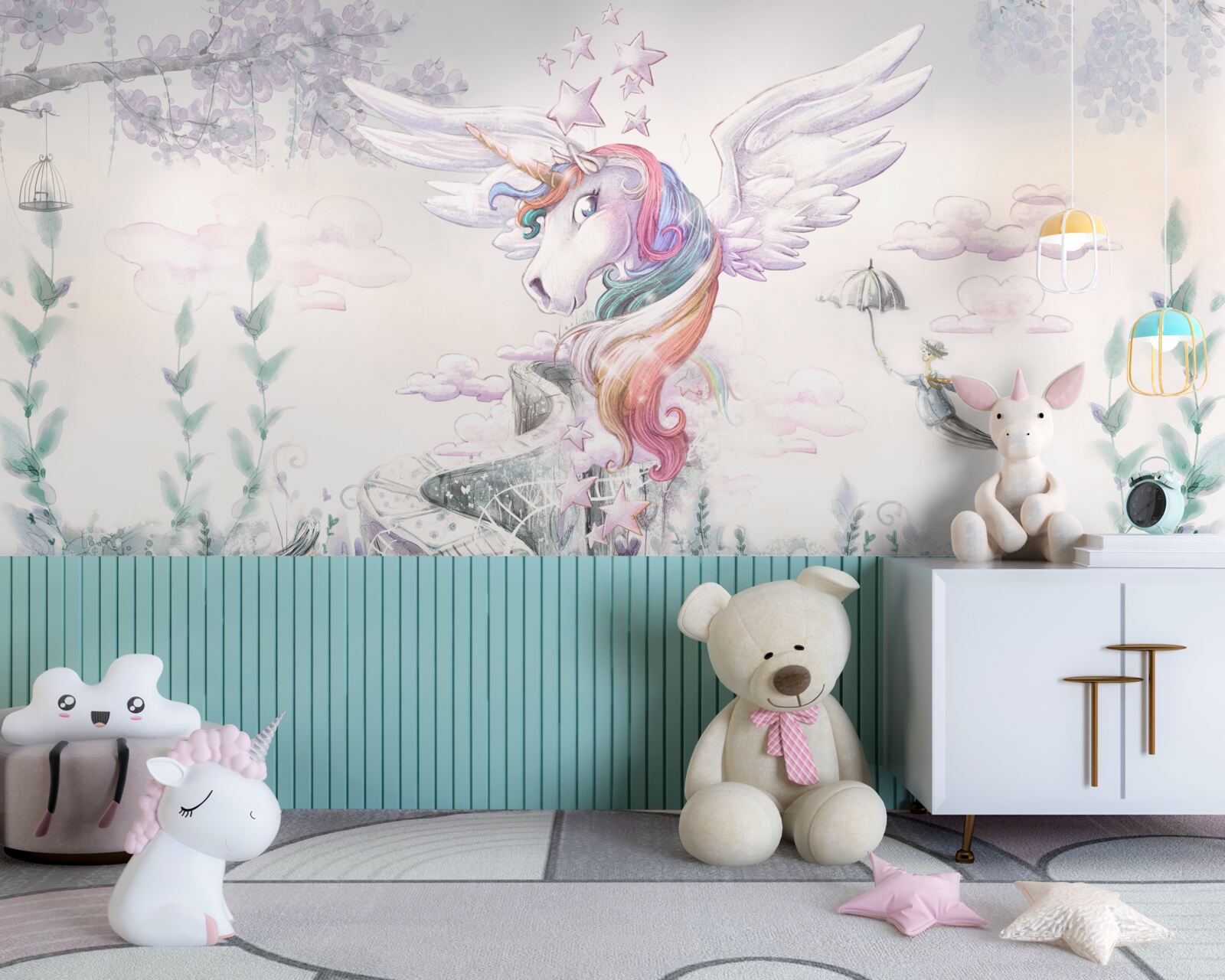 Fototapeta jednorožec ti hovorí sladké sny