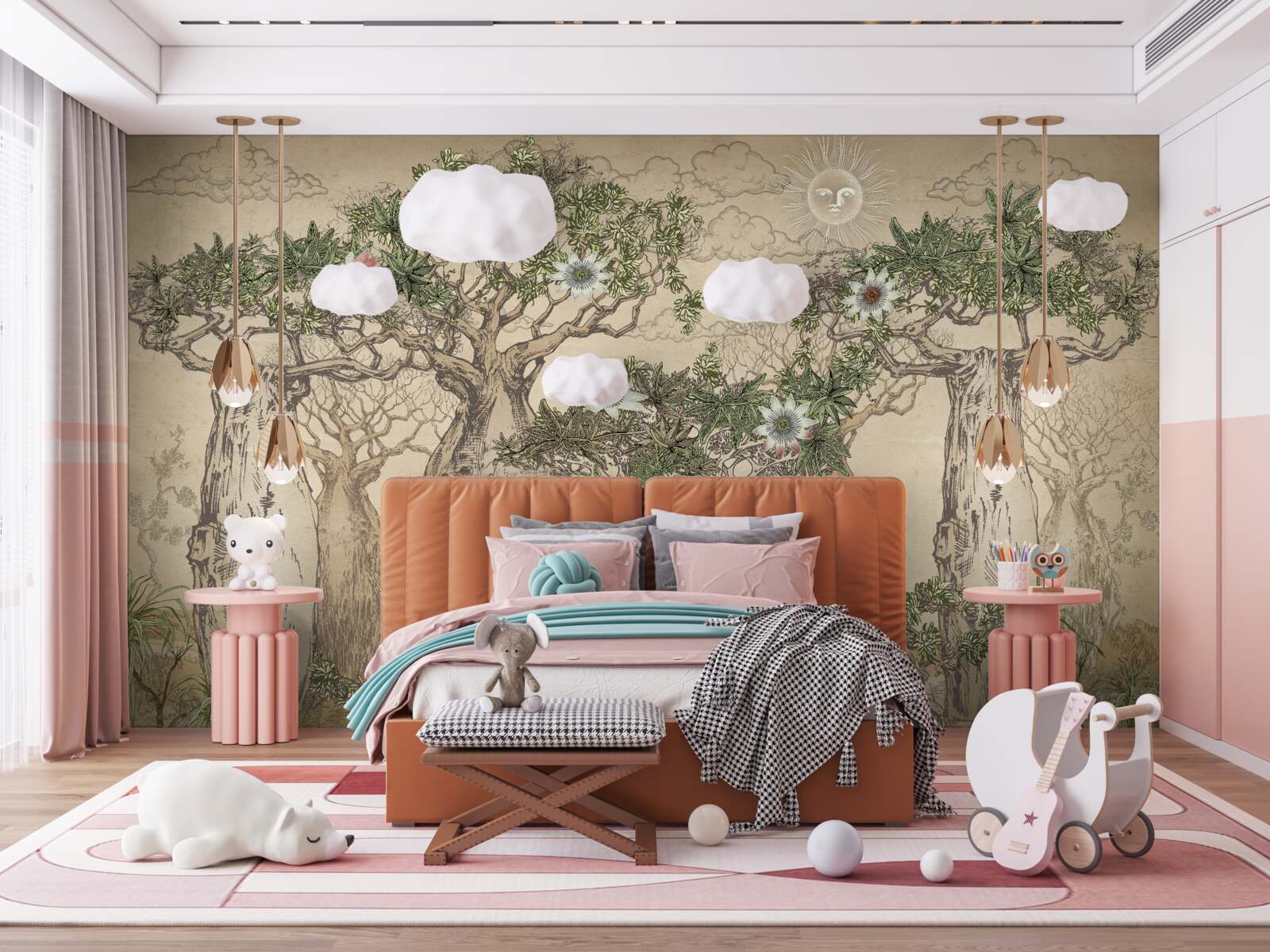 Fototapeta mocné a majestátne baobaby