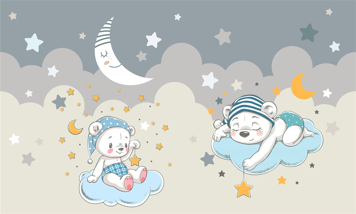 Fototapeta maly chodi spat