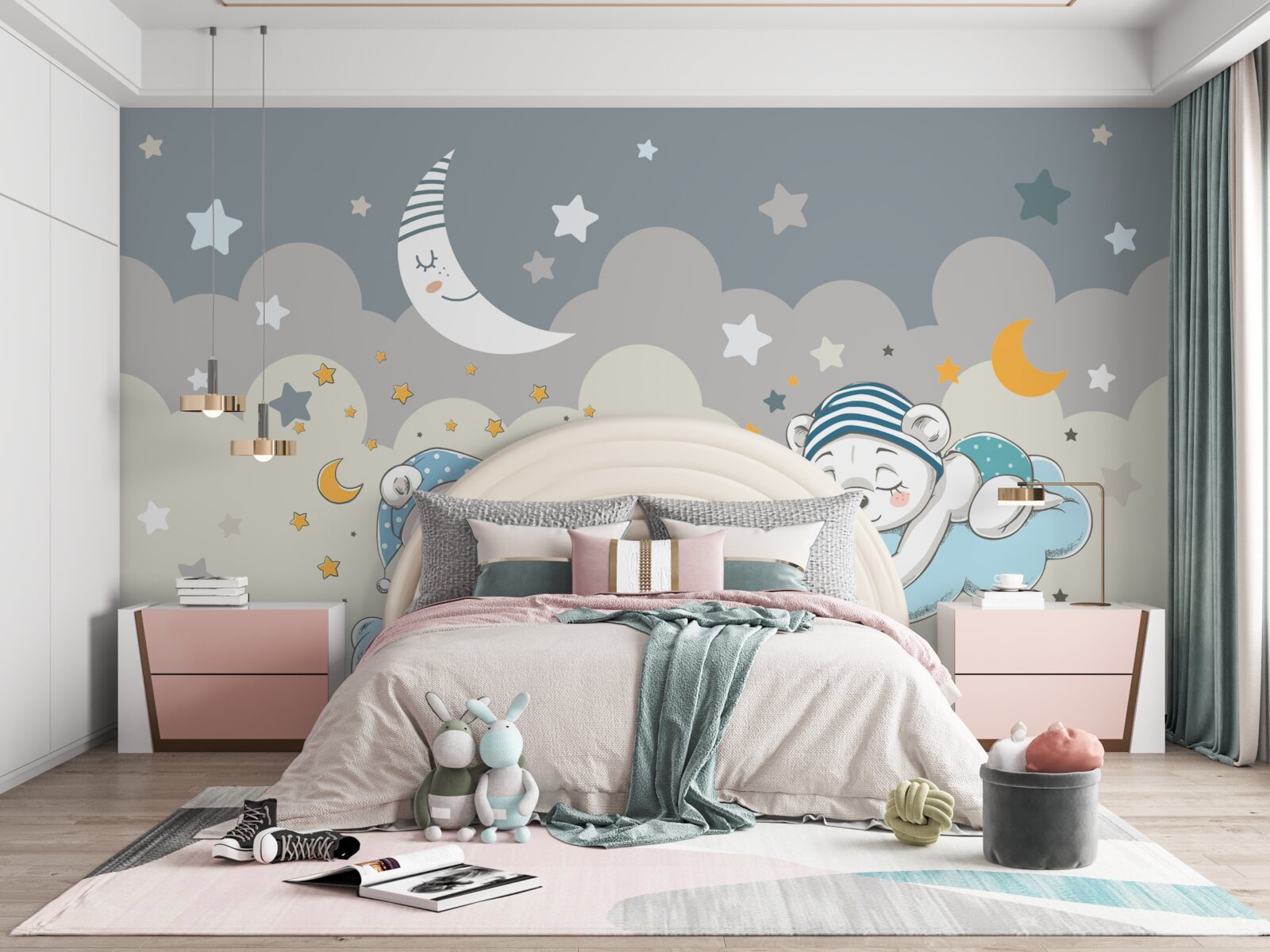 Fototapeta maly chodi spat