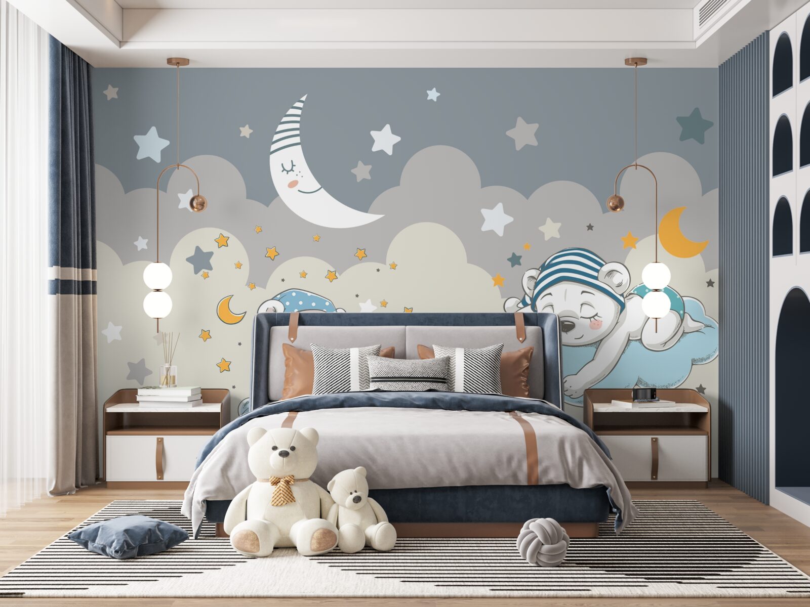 Fototapeta maly chodi spat