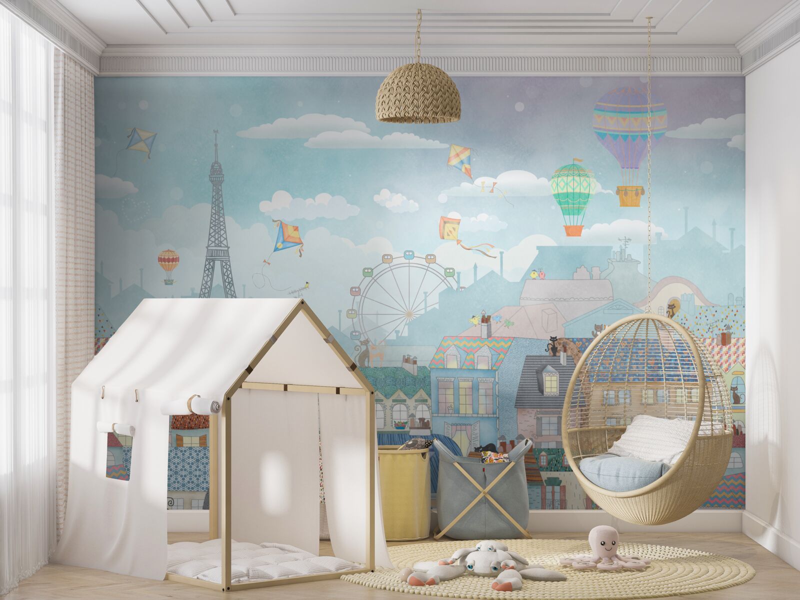 Fototapeta očarujúce magické hlavné mesto Paríž