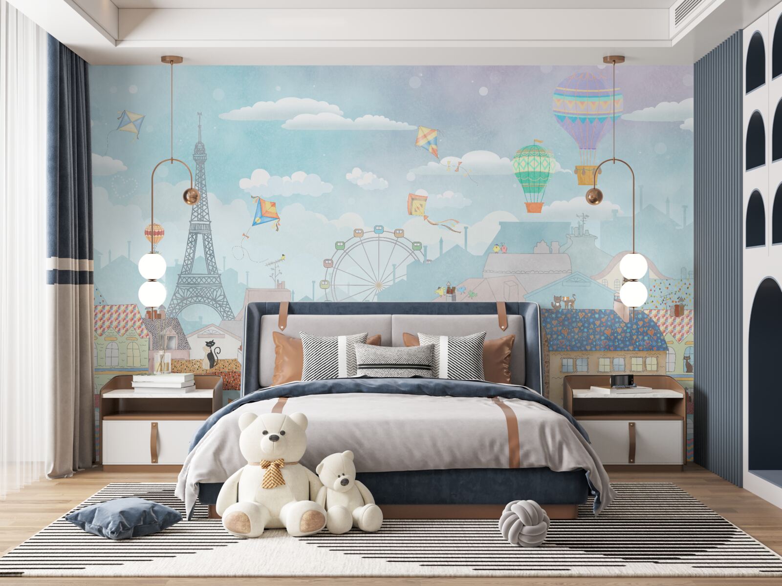 Fototapeta očarujúce magické hlavné mesto Paríž