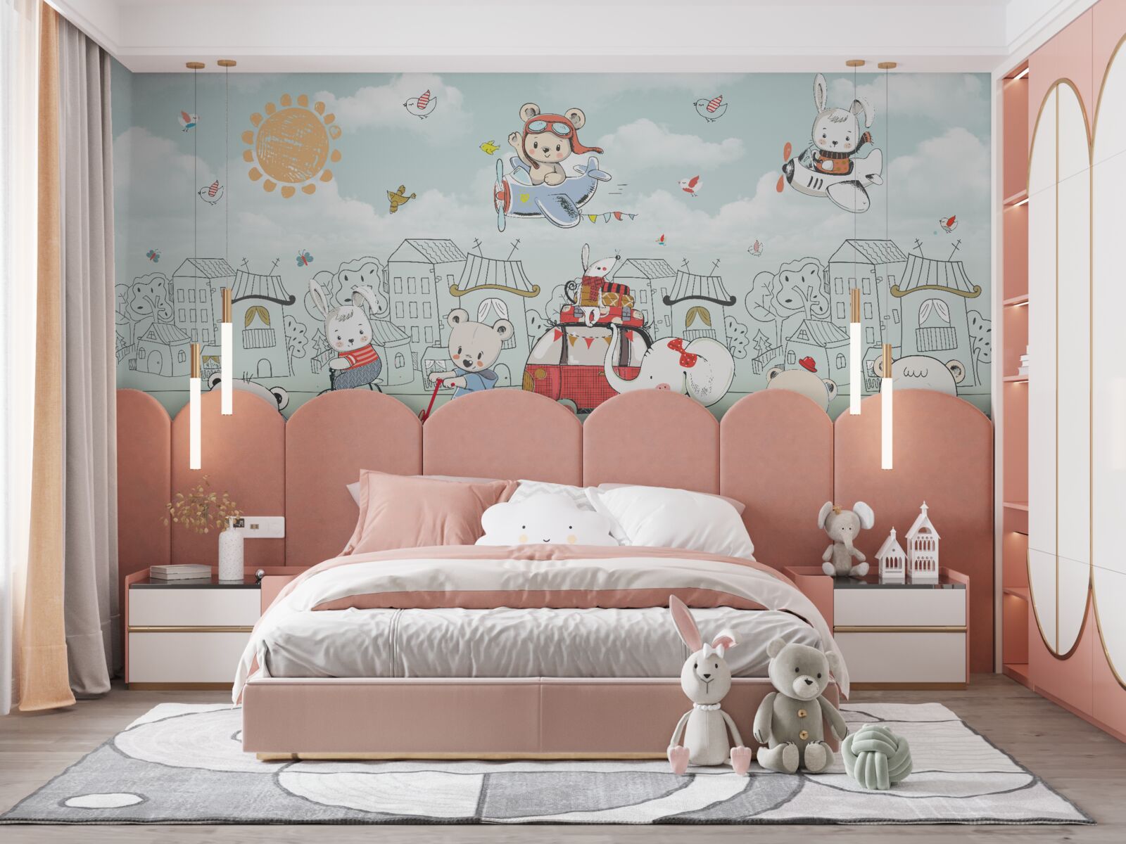 Fototapeta medvede chodia na prechádzky