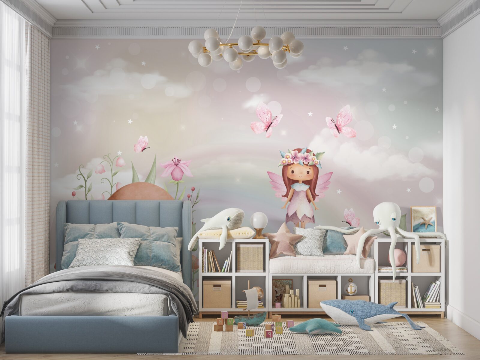 Fototapeta víly lesný domček