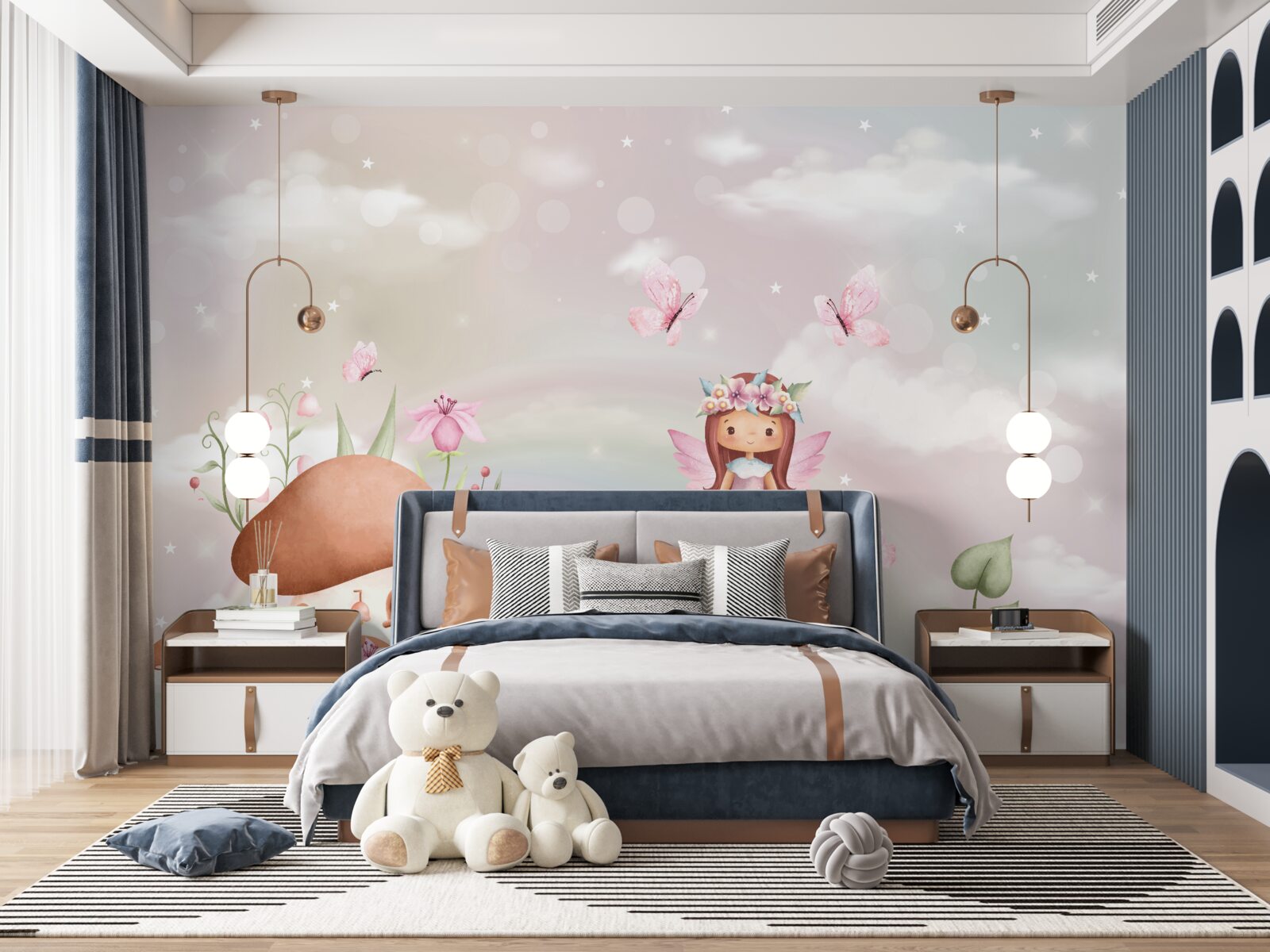 Fototapeta víly lesný domček