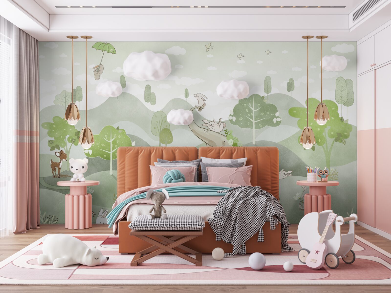 Fototapeta slon dostáva pozdravy od zvierat