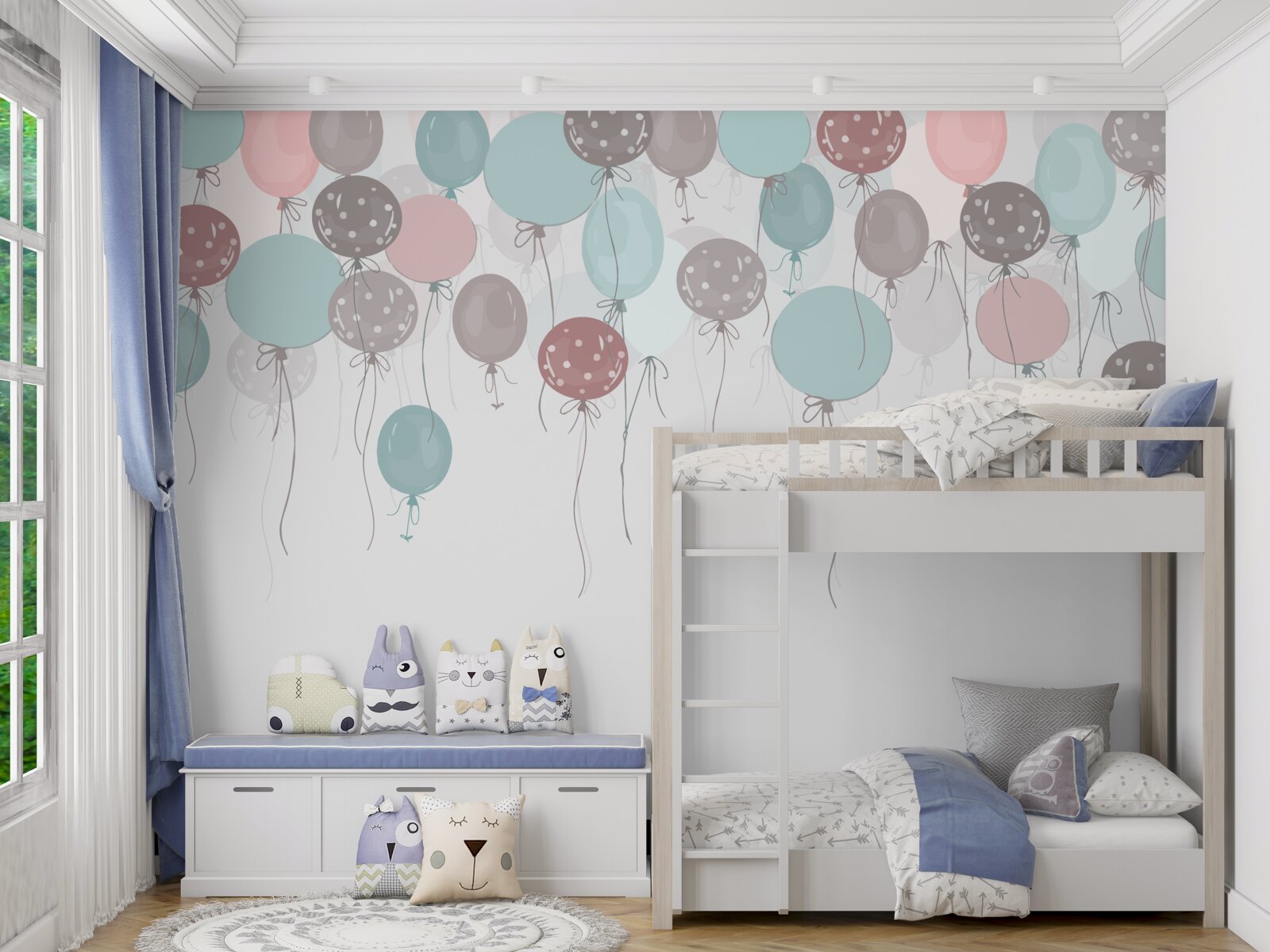 Fototapeta veľa balónov