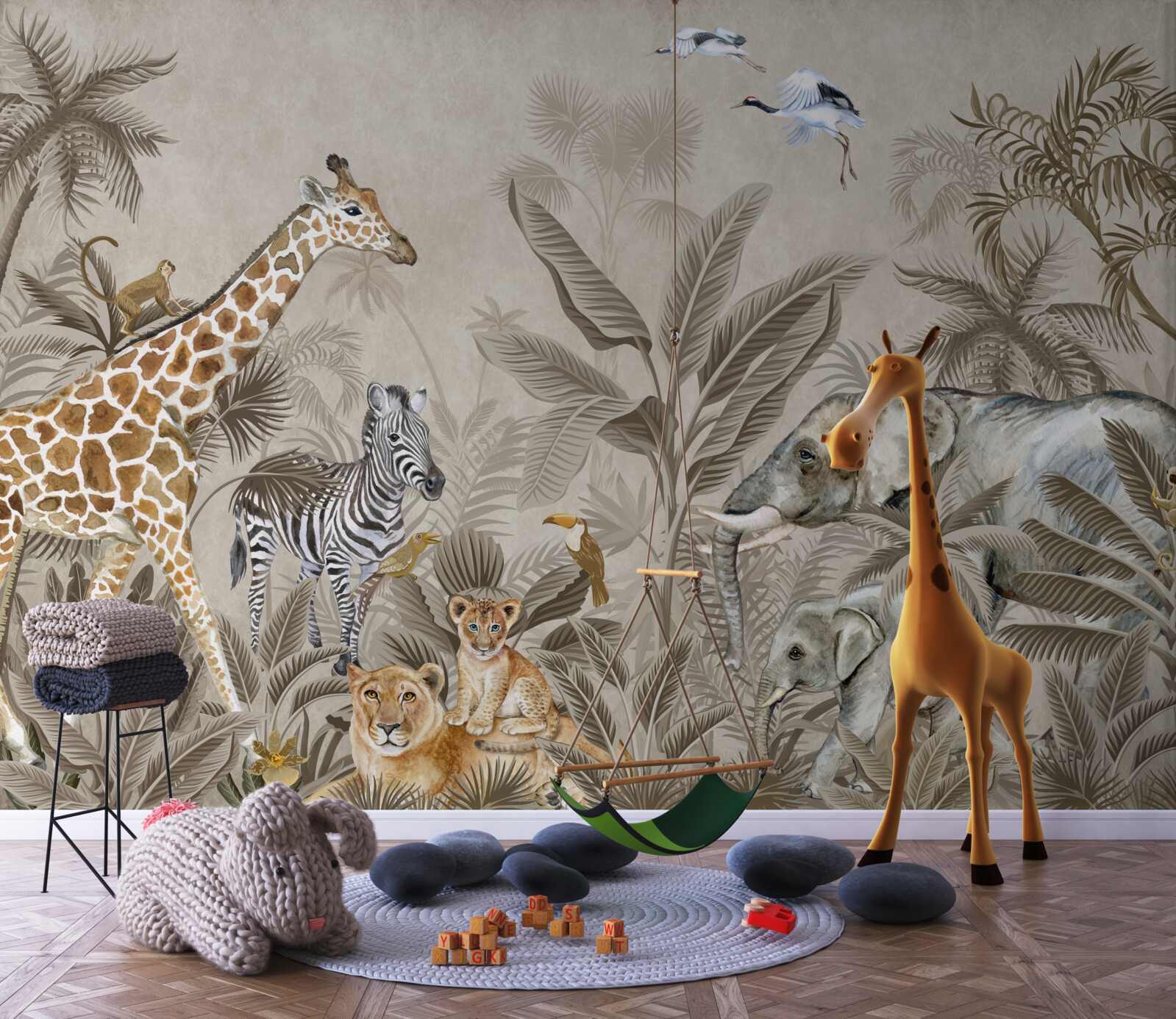 Fototapeta zvieratá ako dážď