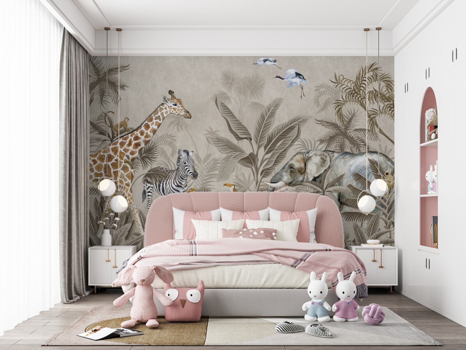 Fototapeta zvieratá ako dážď