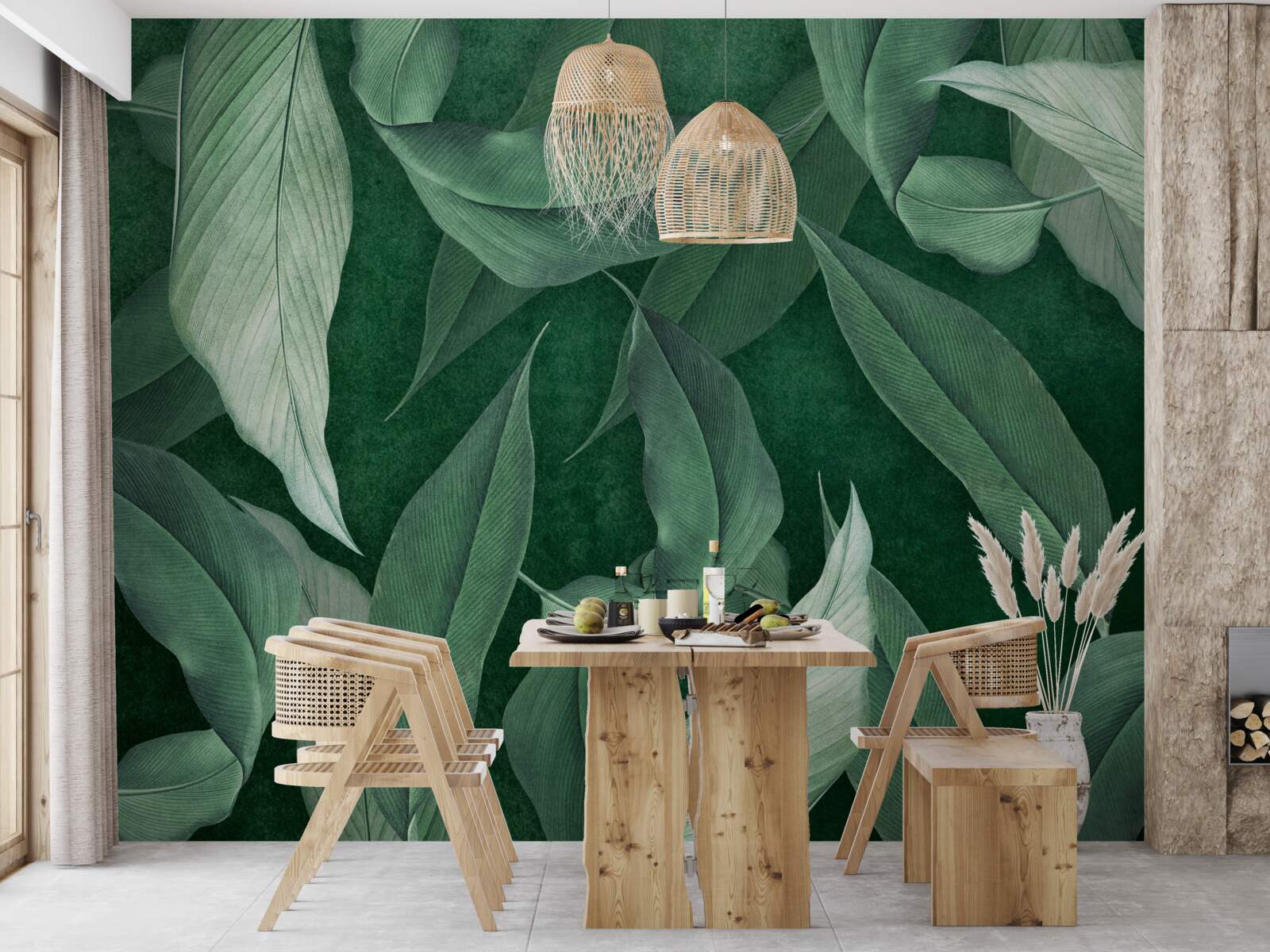 Fototapeta listy paprade sú zelené