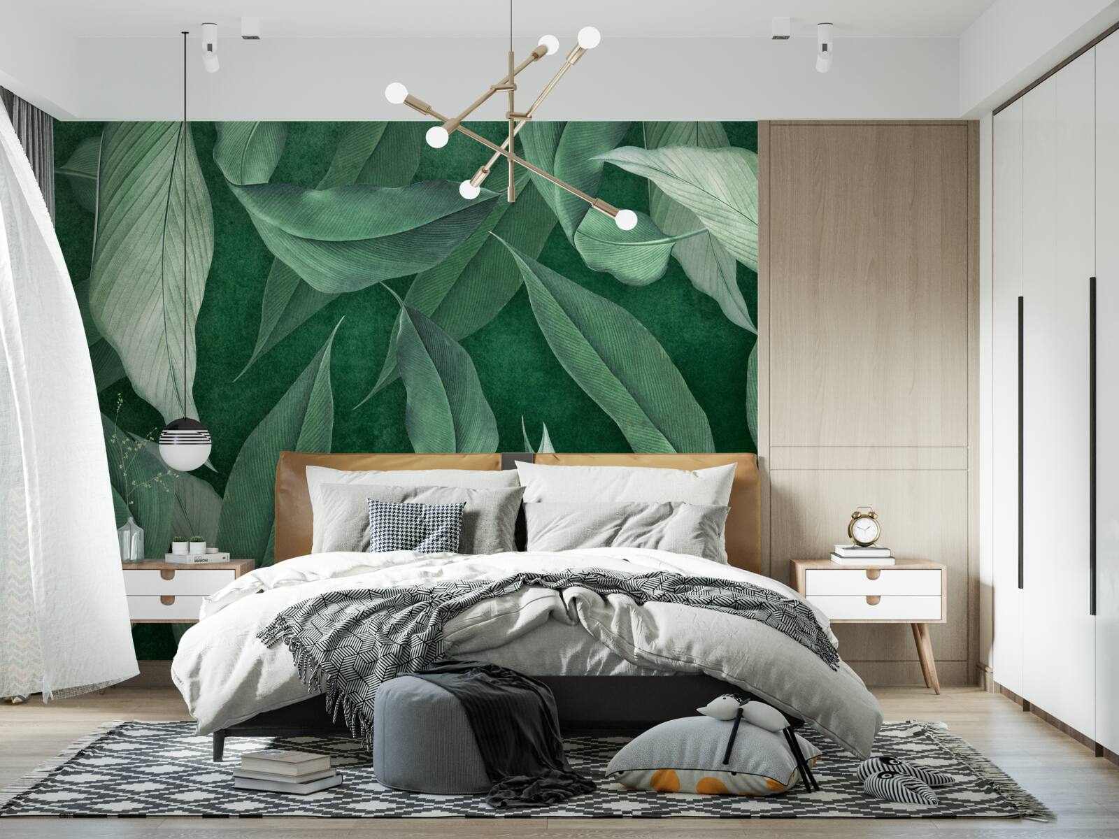 Fototapeta listy paprade sú zelené