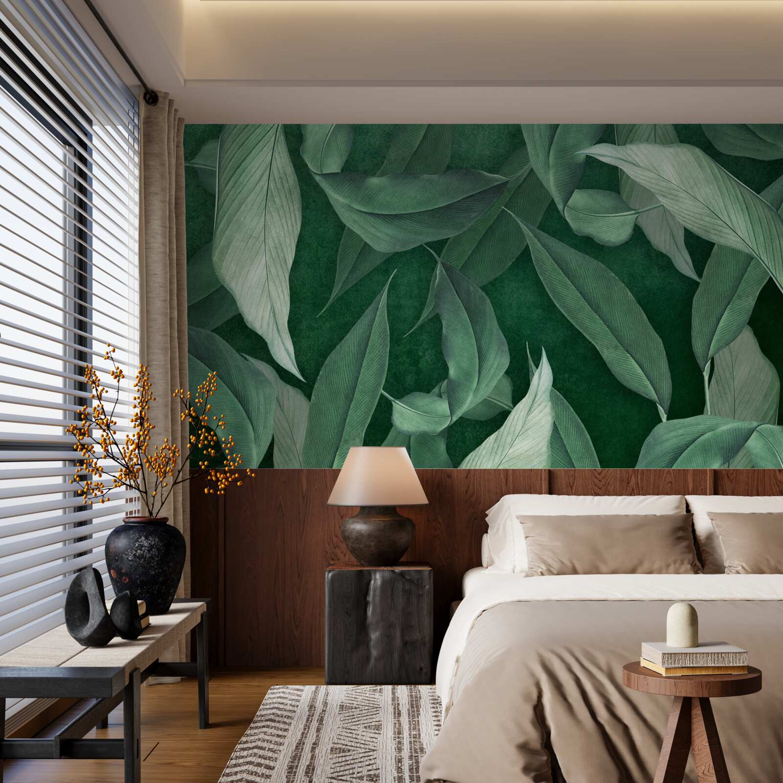 Fototapeta listy paprade sú zelené