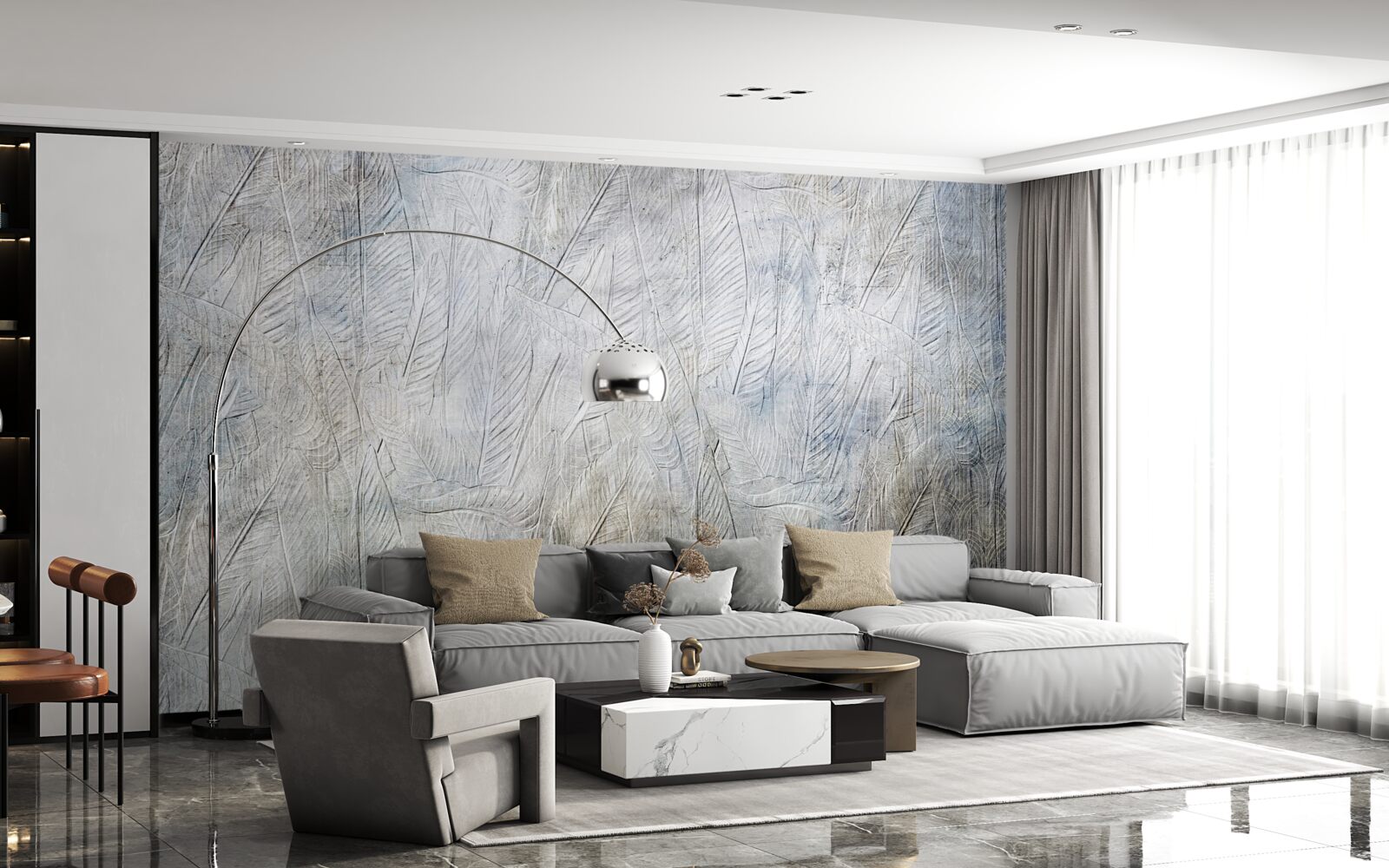 Fototapeta povrch listu