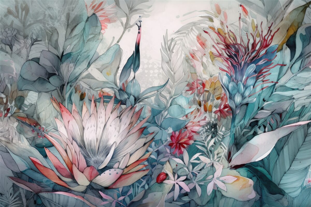 Fototapeta rastliny v tropických lesoch