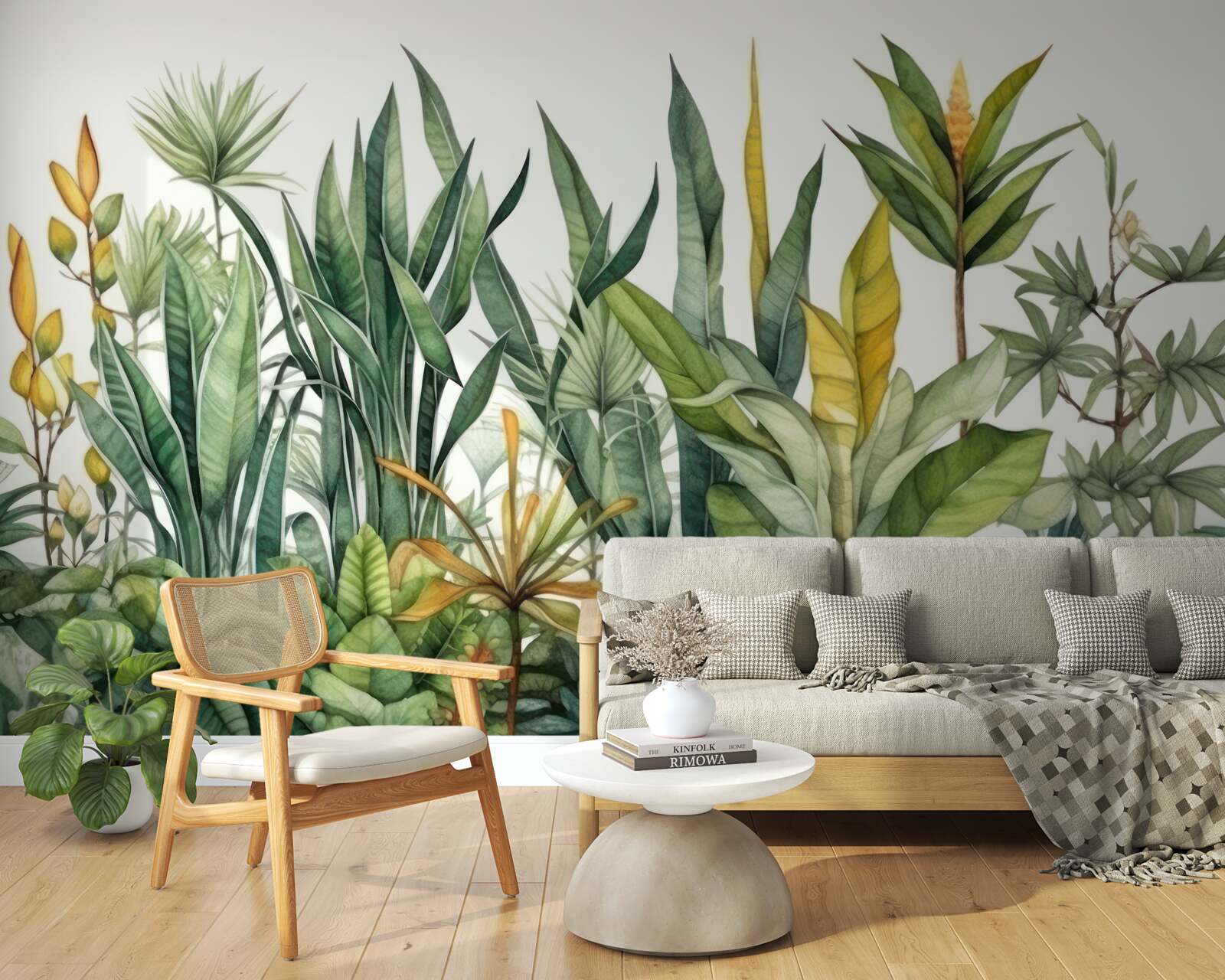 Fototapeta v džungli rastú vysoké palmové kríky