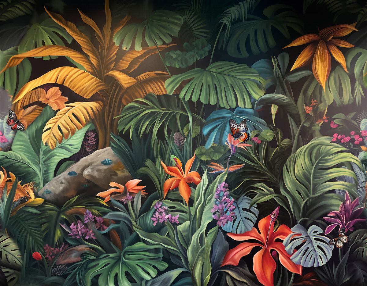 Fototapeta hustá zeleň tropických pralesov