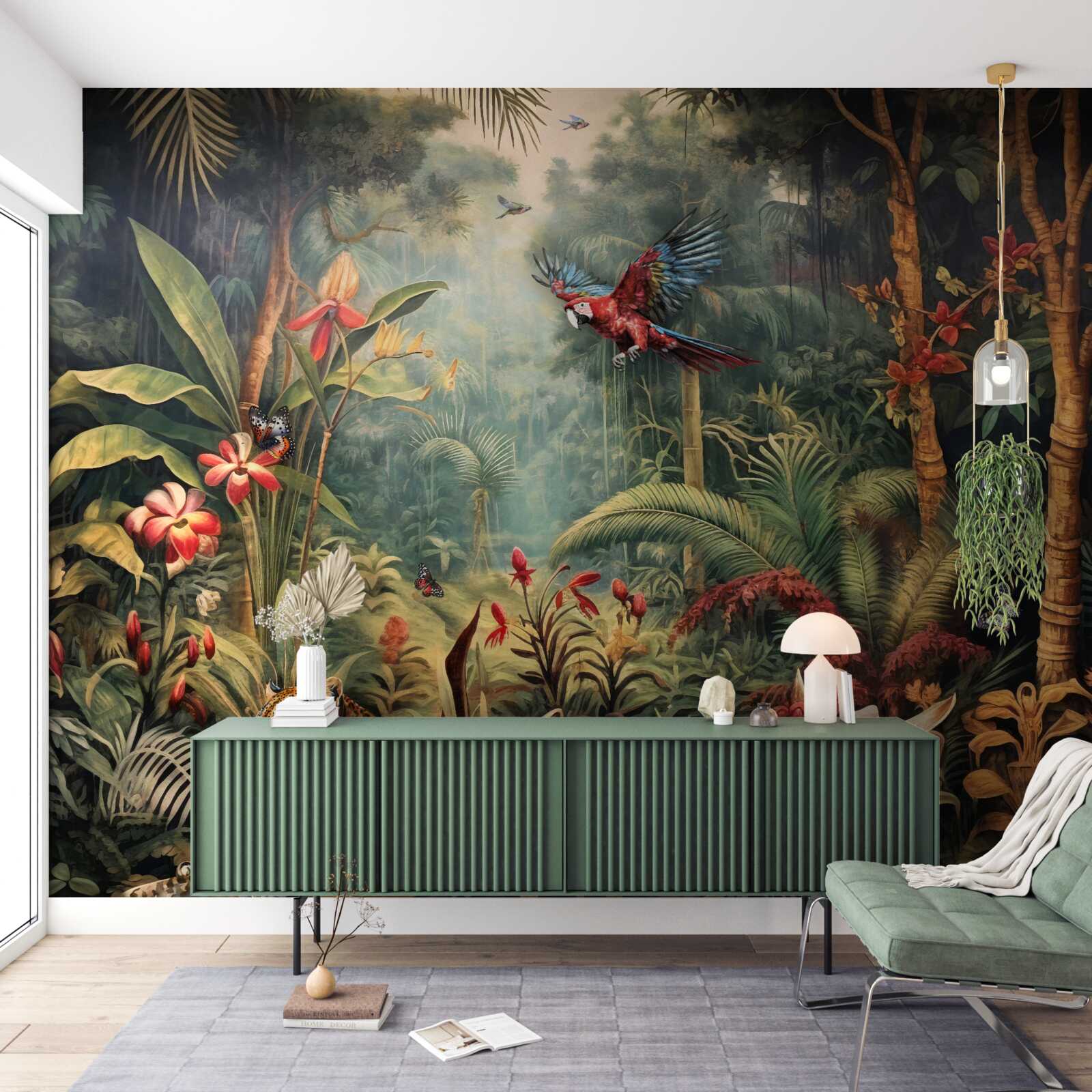 Fototapeta obyvatelia džungle