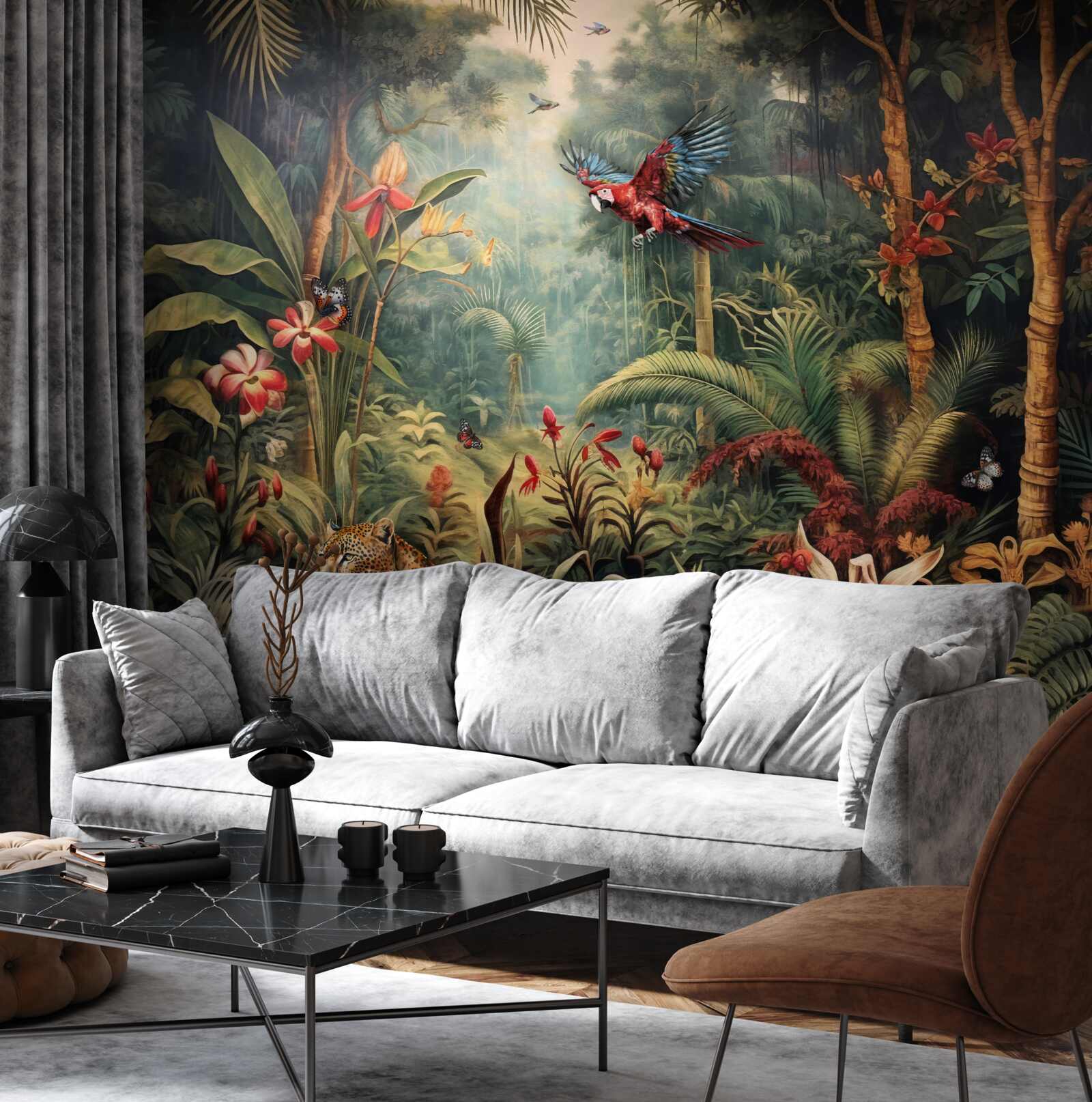 Fototapeta obyvatelia džungle