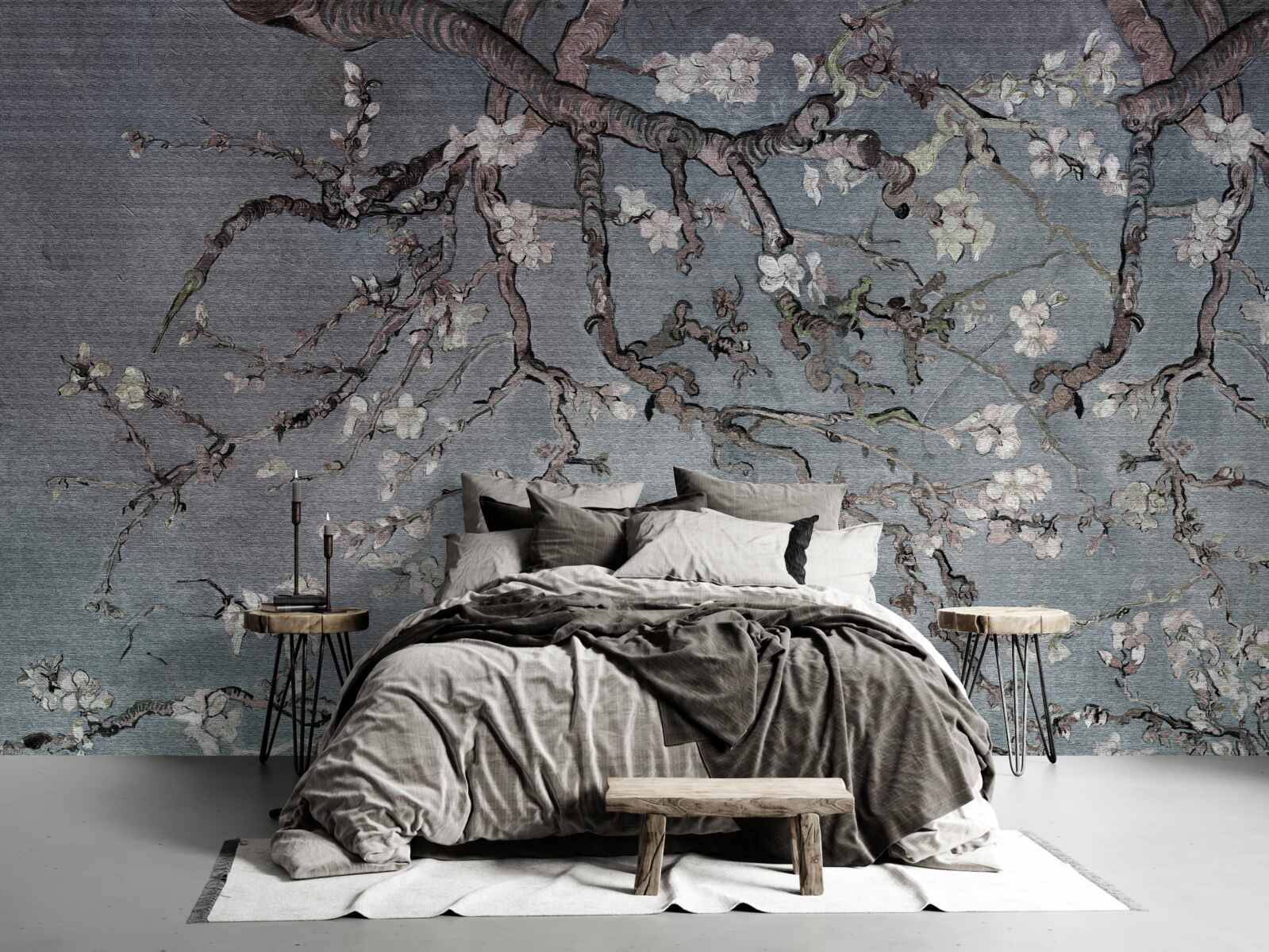 Fototapeta kvitne vetva magnólie