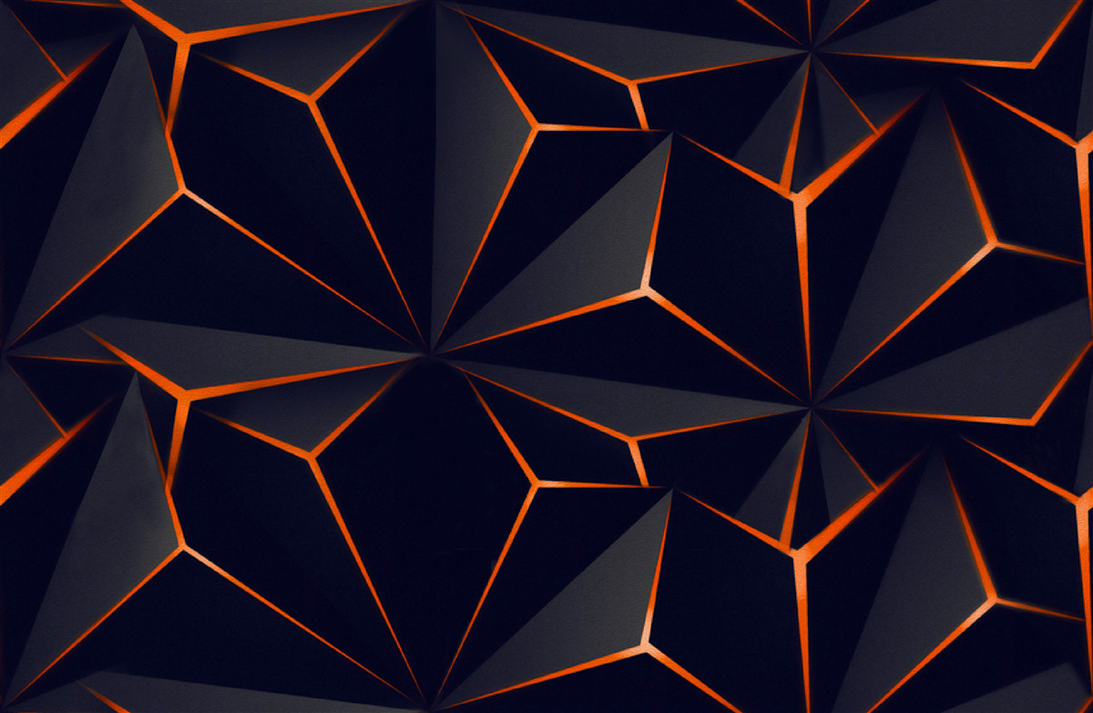 Fototapeta pyramídy sú čierne s červenými okrajmi